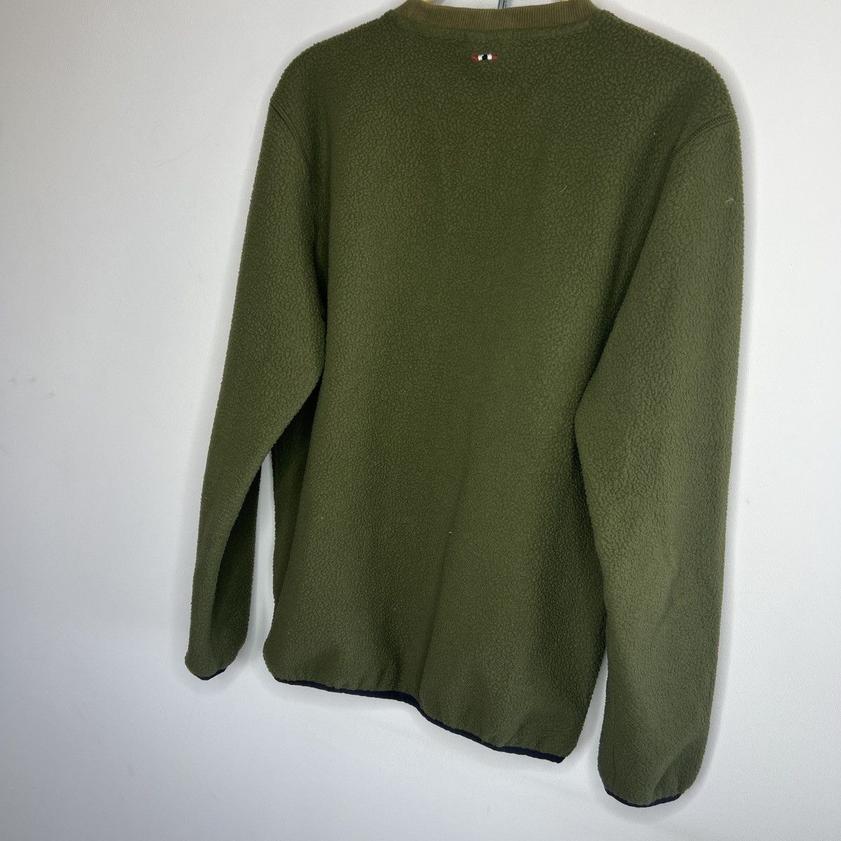 Napapijri × Vintage Napapijri Fleece Red Big logo Sweatshirt Crewneck Jacket Size US M / EU 48-50 / 2 - 9 Thumbnail