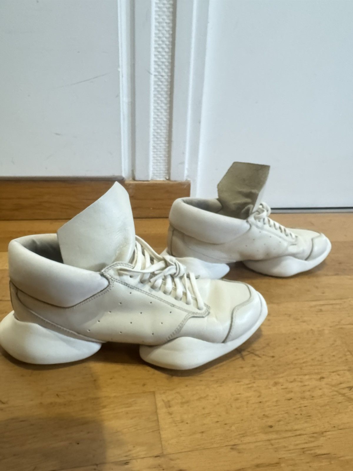 Adidas × Rick Owens Adidas x Rick Owens 'Ro Runner' Sneakers Cream (size 42 Eur) Size US 9 / EU 42 - 3 Thumbnail