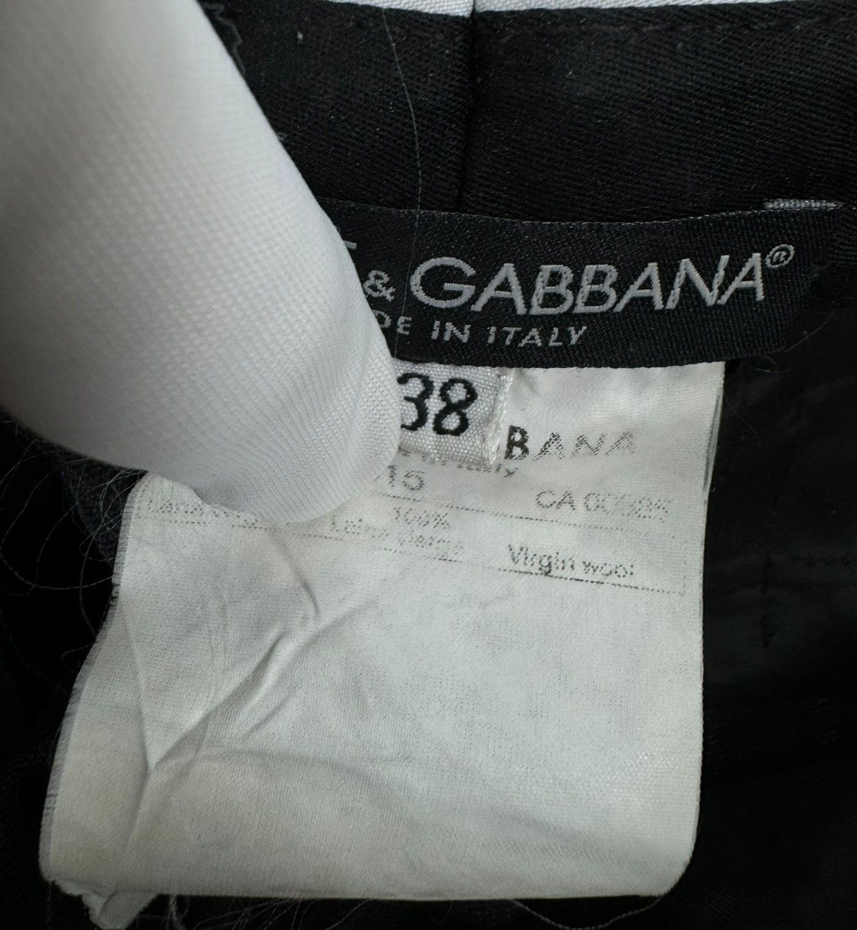 Dolce & Gabbana × Vintage Dolce & Gabbana Striped Dress Pants Virgin Wool Zips Decor Size 26" / US 2 / IT 38 - 13 Thumbnail