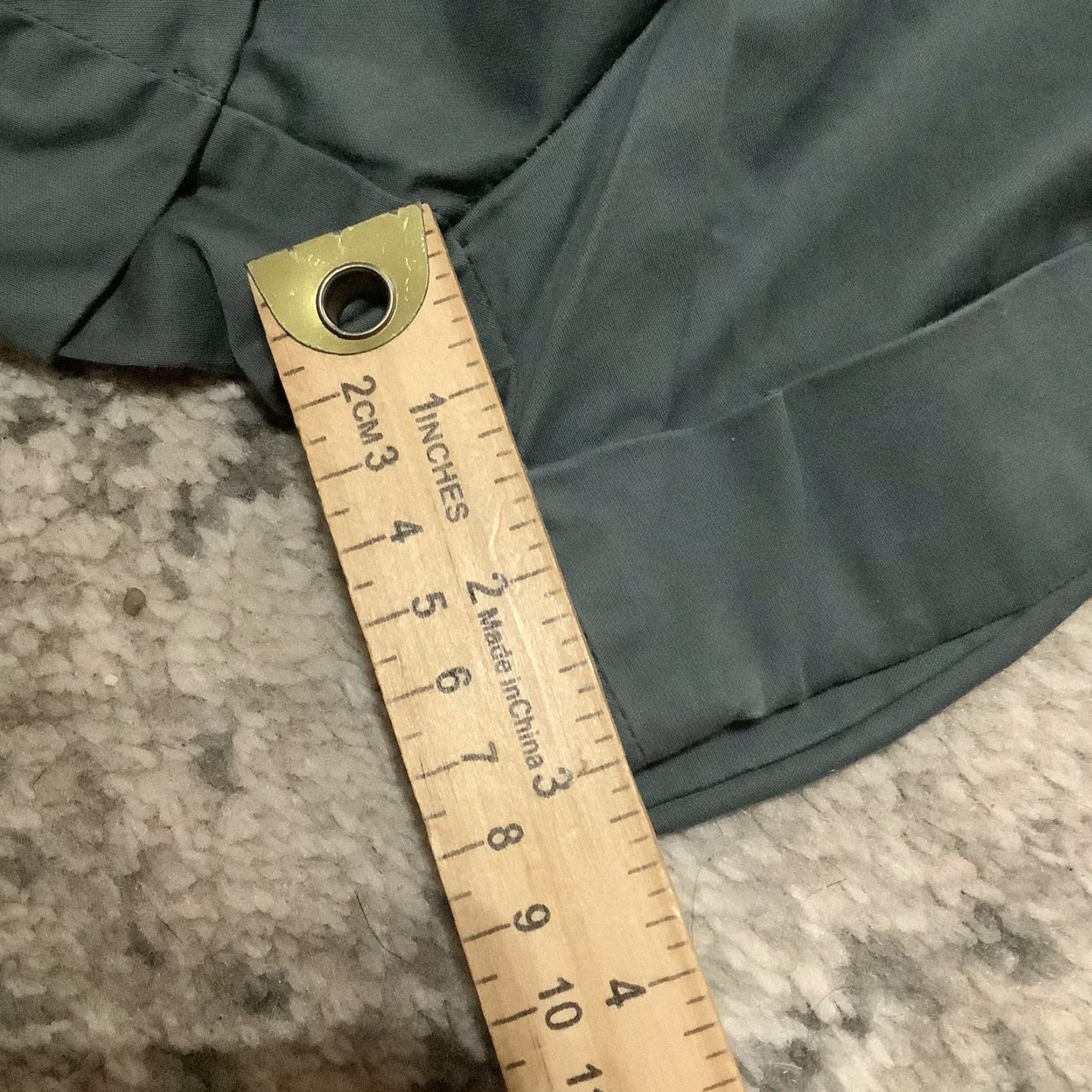 Vintage dELiA*s Y2K Jamie GRAY Stretch Cotton Cuffed Chino Short Mini Shorts 1/2 Women Regular 7/8 Gray Summer Size 28" / US 6 / IT 42 - 5 Thumbnail
