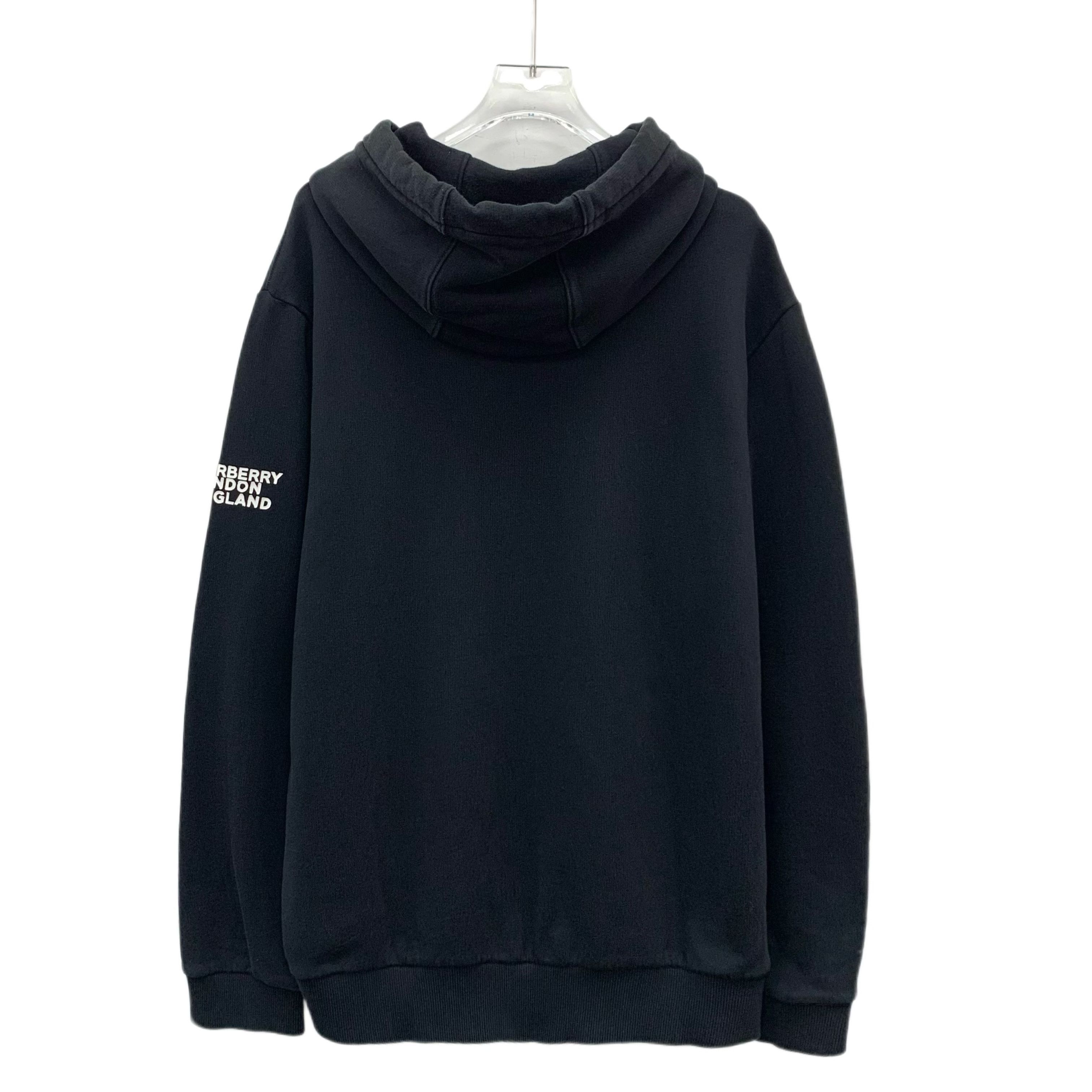 Burberry Burberry Letter Print Hoodie Black (L) Size US L / EU 52-54 / 3 - 2 Thumbnail
