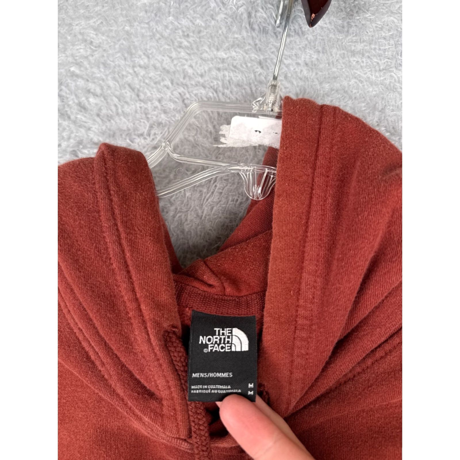 The North Face VINTAGE The North Face Hoodie Men M Red Pullover Jersey Jersey Fabric Logo Cr ow Neck Zip Pockets 90s Sports Theme Mens Size US M / EU 48-50 / 2 - 7 Thumbnail