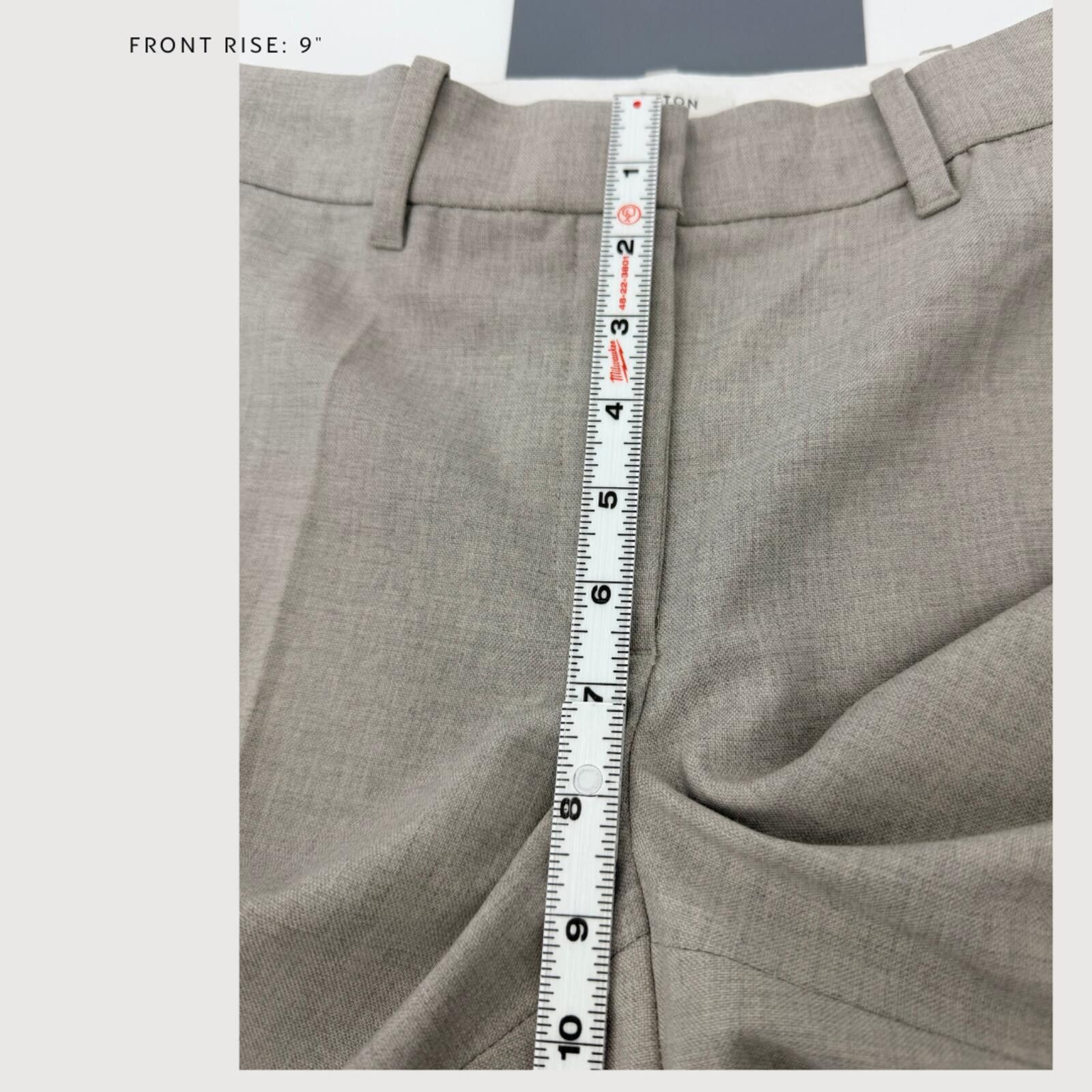 Other Aritzia Babaton Agency Cropped Wool Pant Taupe Size 2 Size 26" / US 2 / IT 38 - 6 Thumbnail