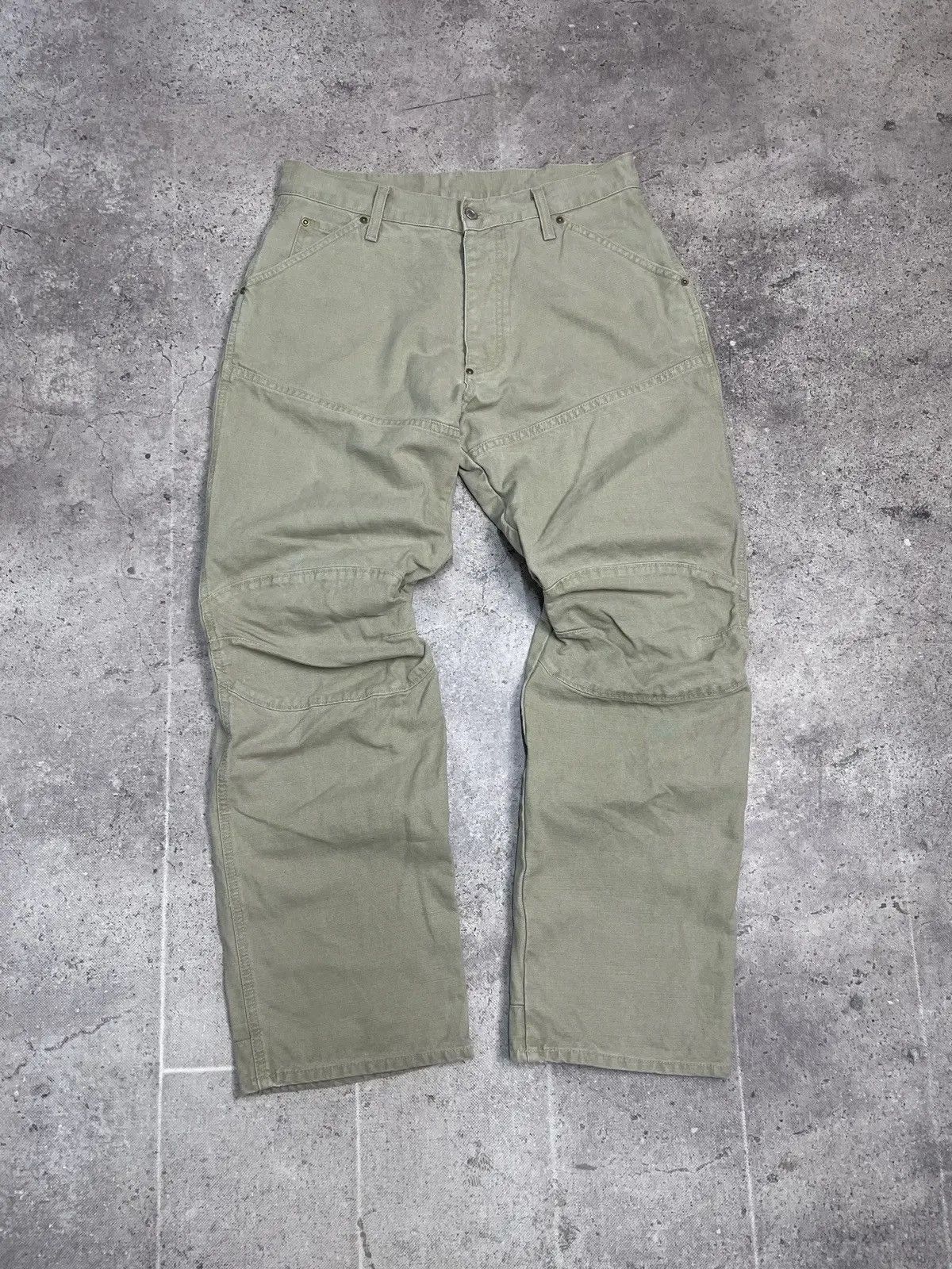G-Star × Japanese Brand × Vintage Vintage Junya Watanabe Balenciaga Style Bondage Cargo Pants Size US 34 / EU 50 - 9 Thumbnail