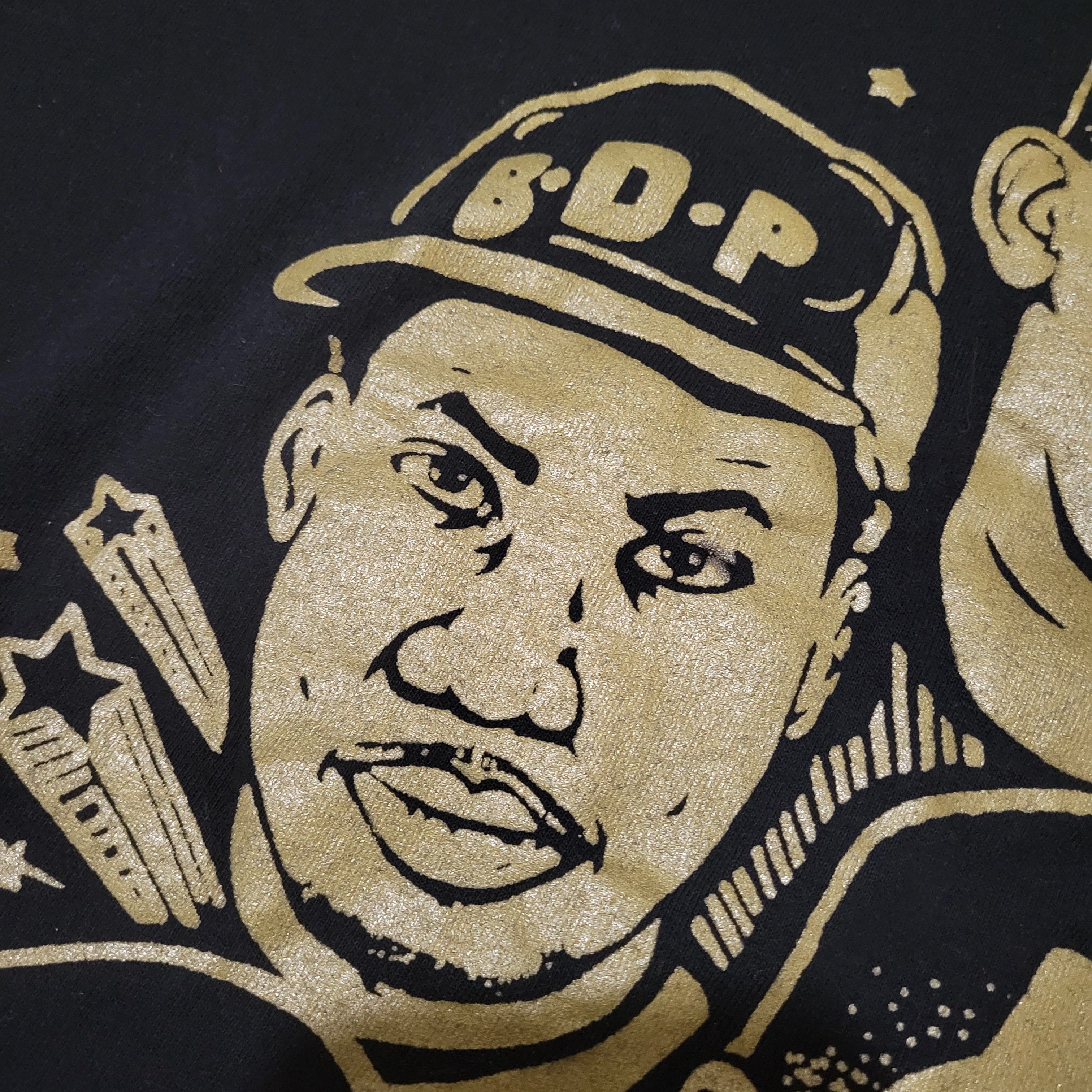 Alstyle Hip Hop Icons Black Gold KRSOne LLCoolJ Rakim Big Daddy Kane Size US L / EU 52-54 / 3 - 4 Thumbnail