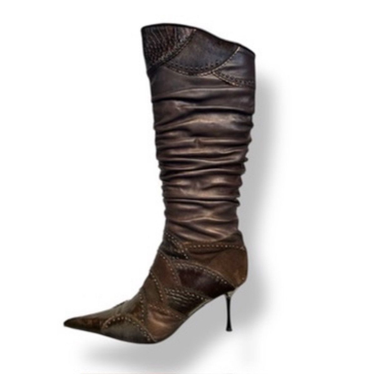 Other El Dantes brown leather high boots 40 Size US 9 / IT 39 - 1 Thumbnail