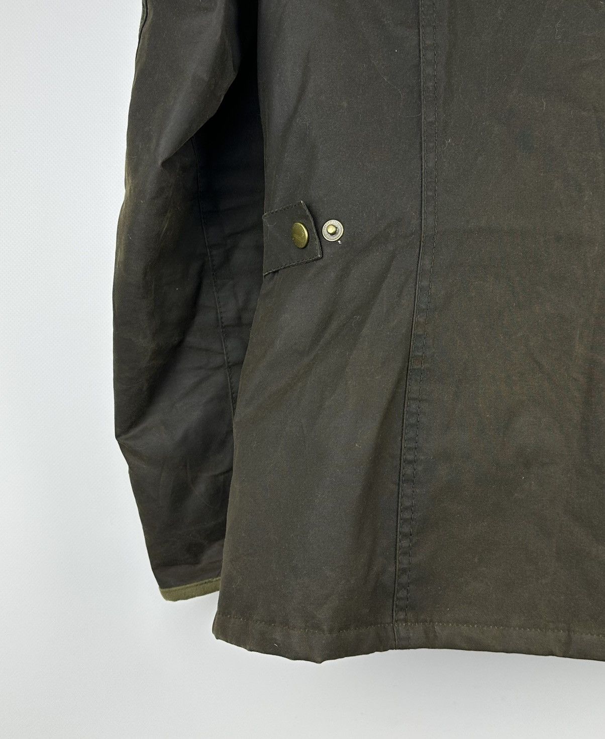 Barbour BARBOUR Olive Retail Morris Wax Jacket Medium Liberty Floral Size M / US 6-8 / IT 42-44 - 4 Thumbnail