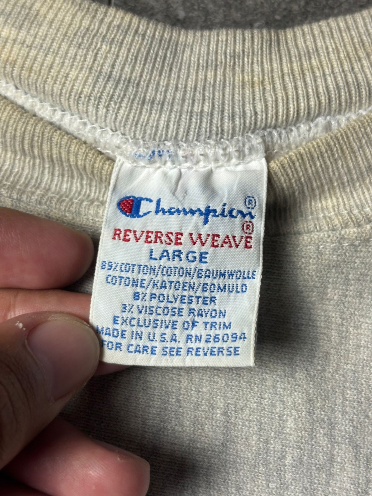 Champion 1990s Champion Reverse Weave Sweatshirt Size US L / EU 52-54 / 3 - 5 Thumbnail