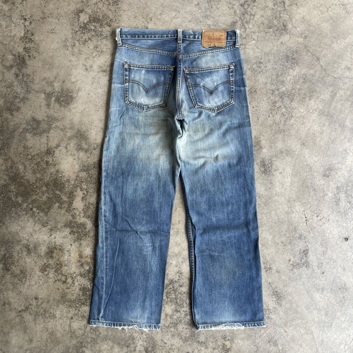 Levi's Vintage Clothing 🔥Vintage Levis 508 Custom Patchworks Ripped Distress Jeans Size US 33 - 4 Thumbnail