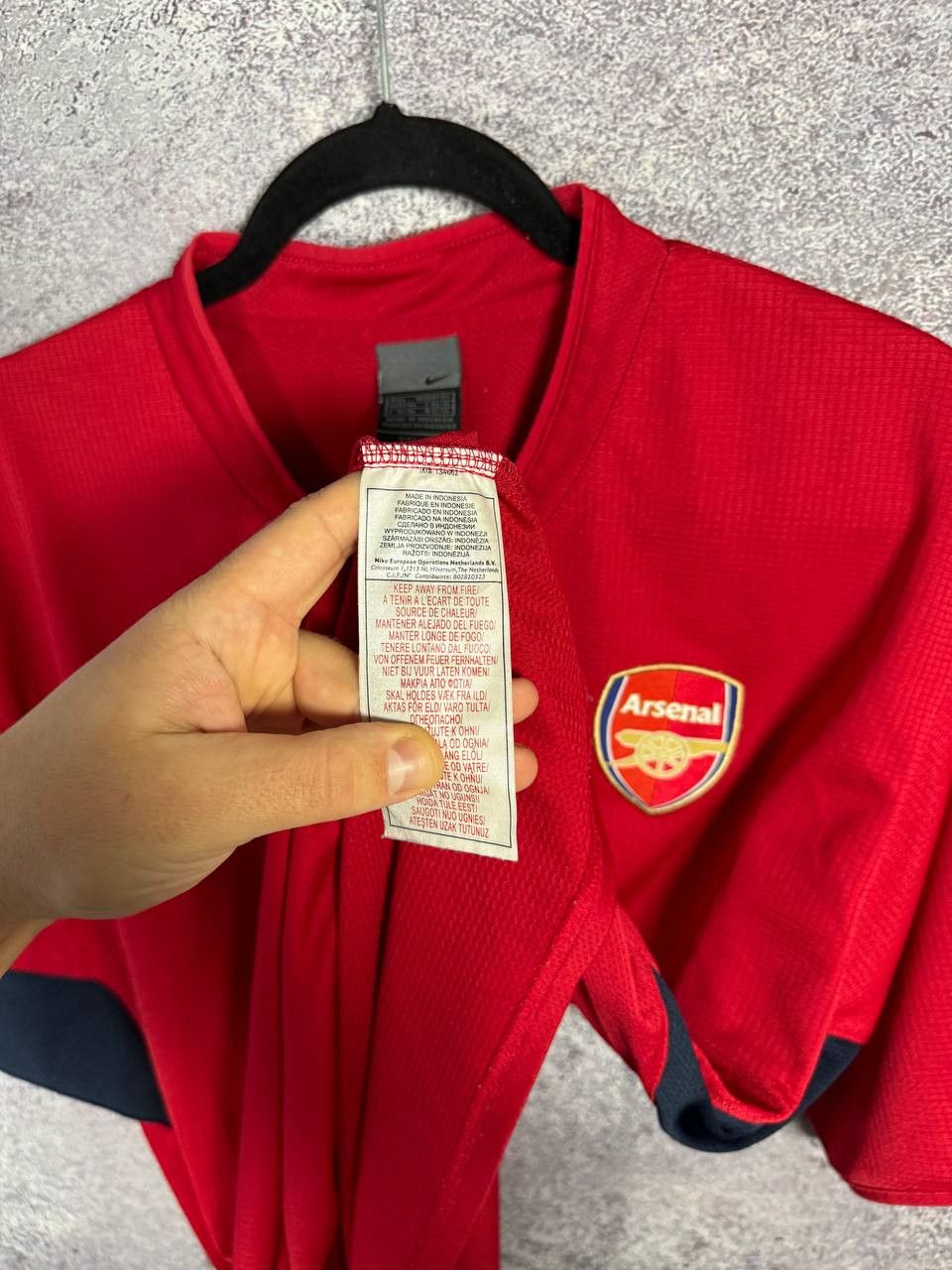 Nike × Vintage Vintage Arsenal Nike Pre Match Training Jersey Large Size US L / EU 52-54 / 3 - 11 Thumbnail