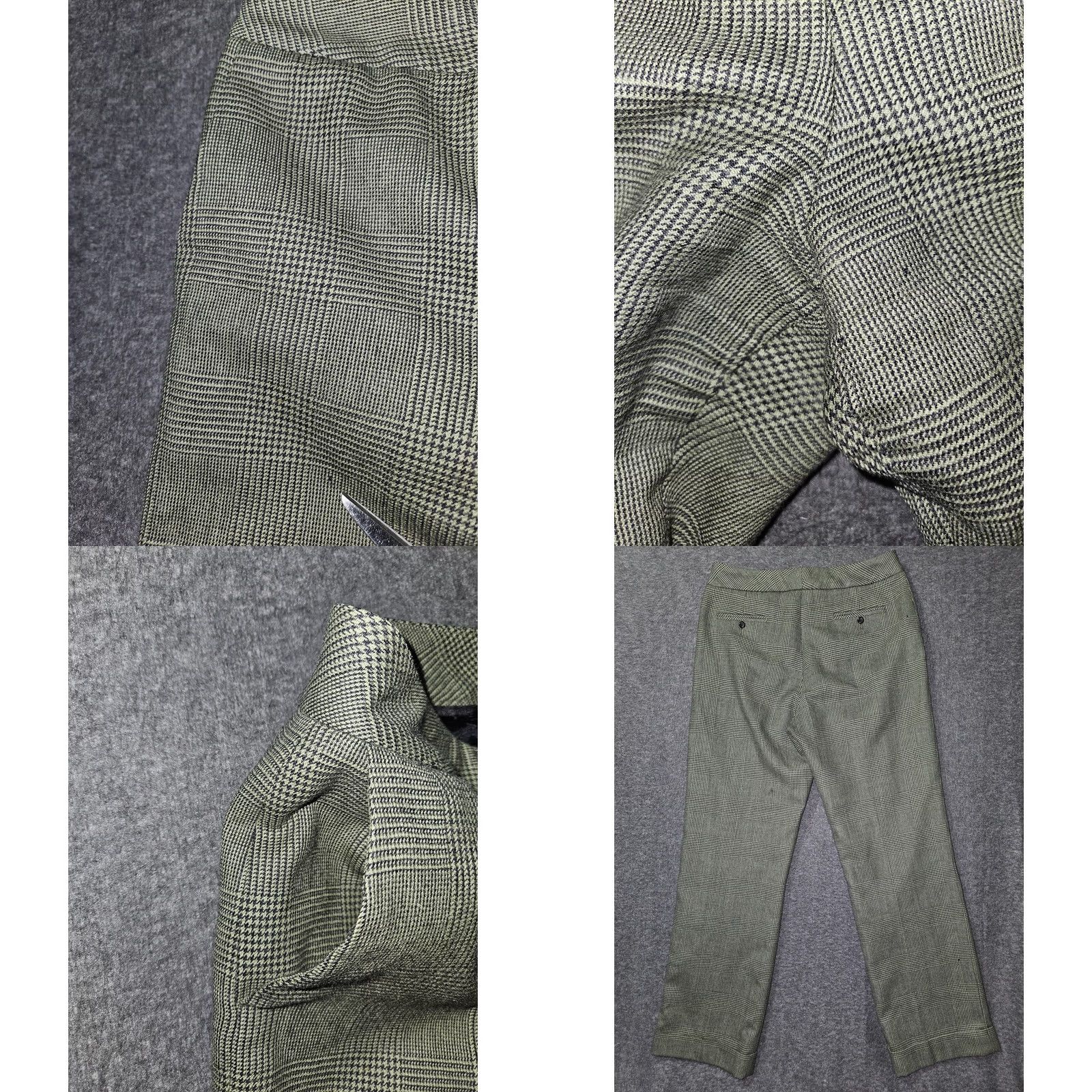 Pendleton Pendleton Pants Womens 8 Gray Plaid Wool Lined Straight Leg Work Office Classic Dress Pants Mens? Size 30" / US 8 / IT 44 - 8 Thumbnail