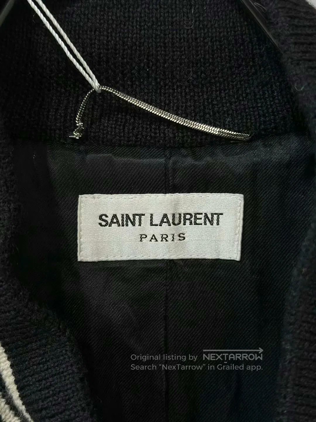 Saint Laurent Paris black and white classic baseball jacket. Size US L / EU 52-54 / 3 - 4 Thumbnail