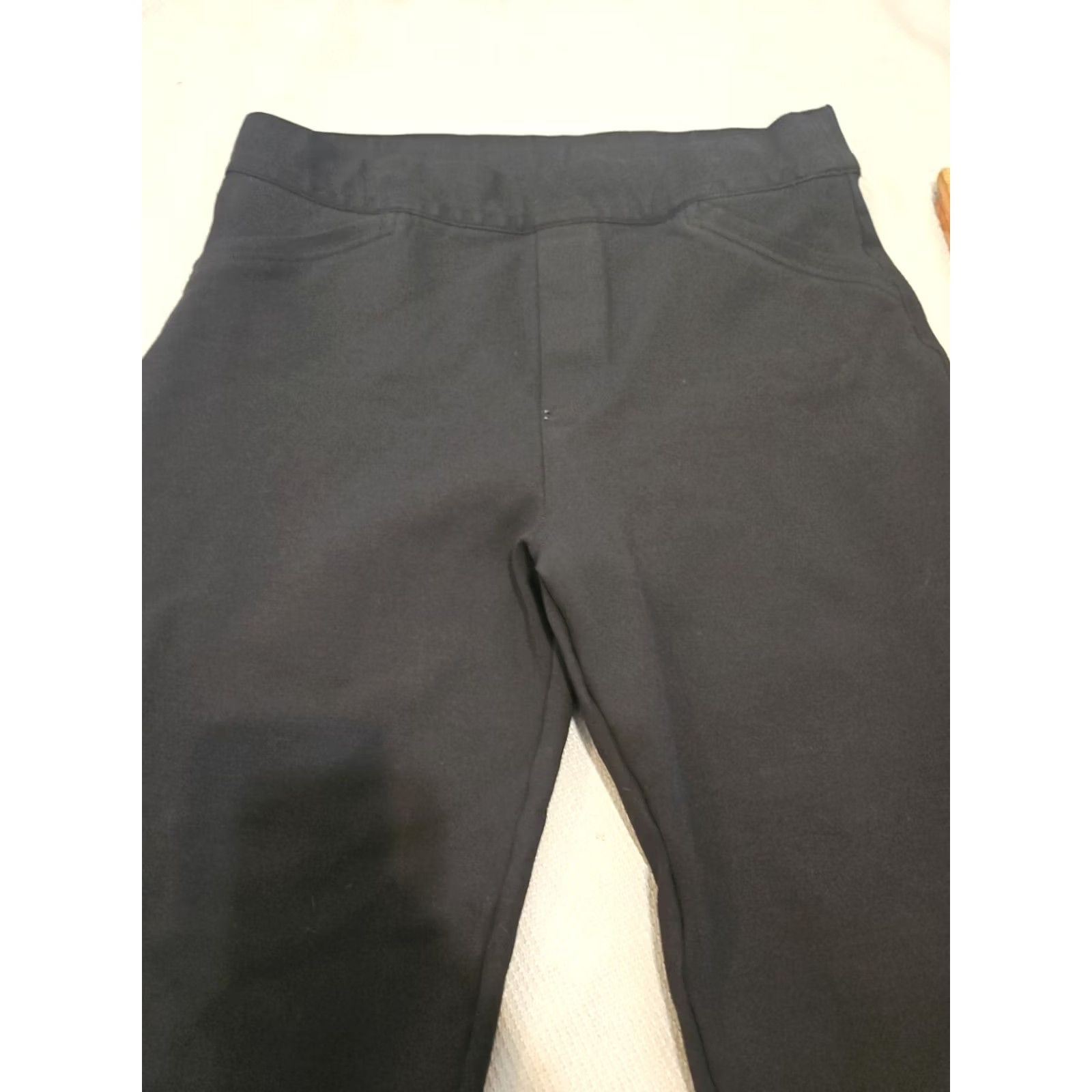 Spanx SPANX The Perfect Pant Womens L Black Ponte Knit Straight Pull On Trousers Size 36" / US 14 / IT 50 - 2 Thumbnail