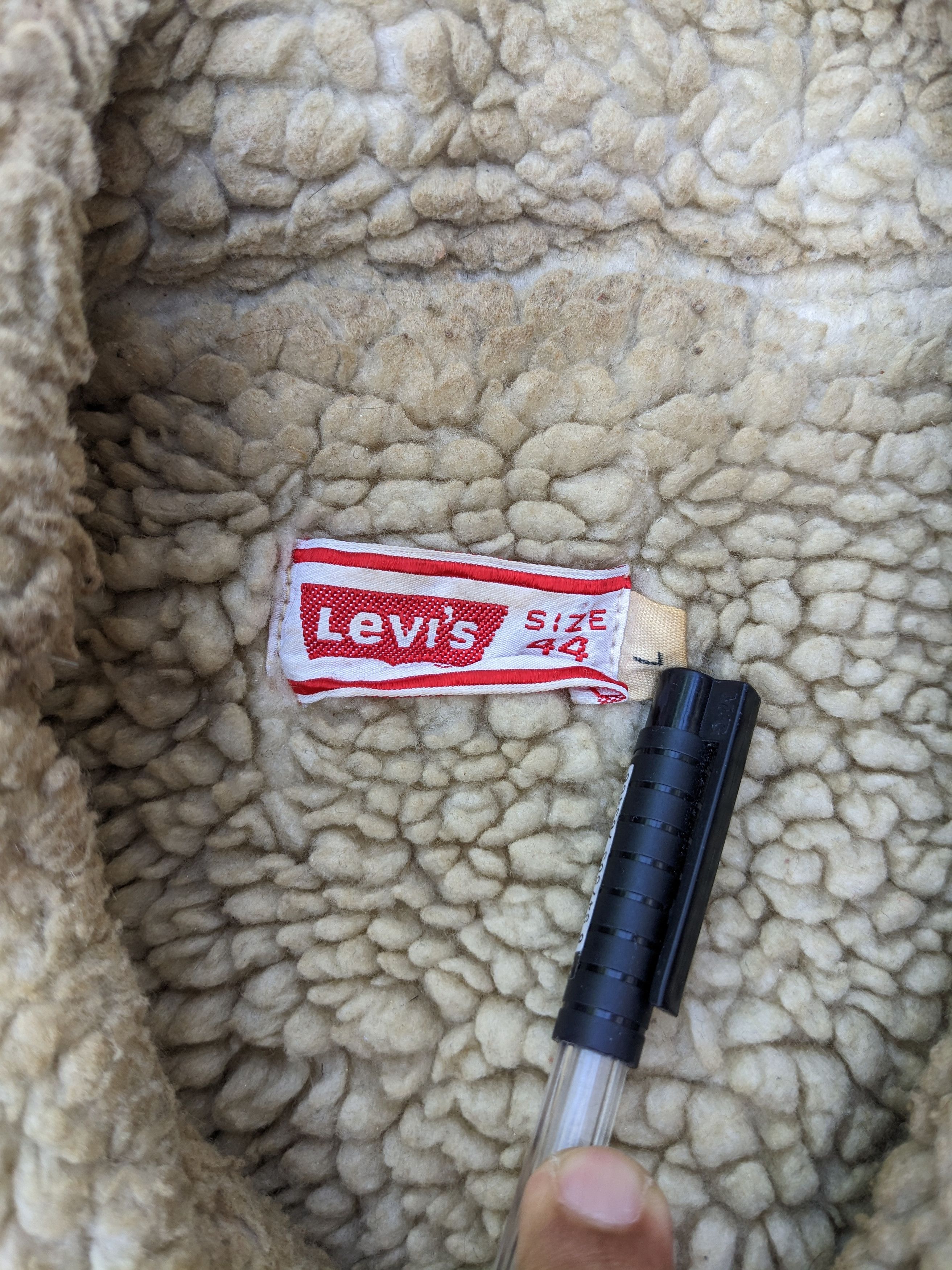 Levi's × Vintage Vintage 90s Levis trucker jacket Size US L / EU 52-54 / 3 - 8 Thumbnail