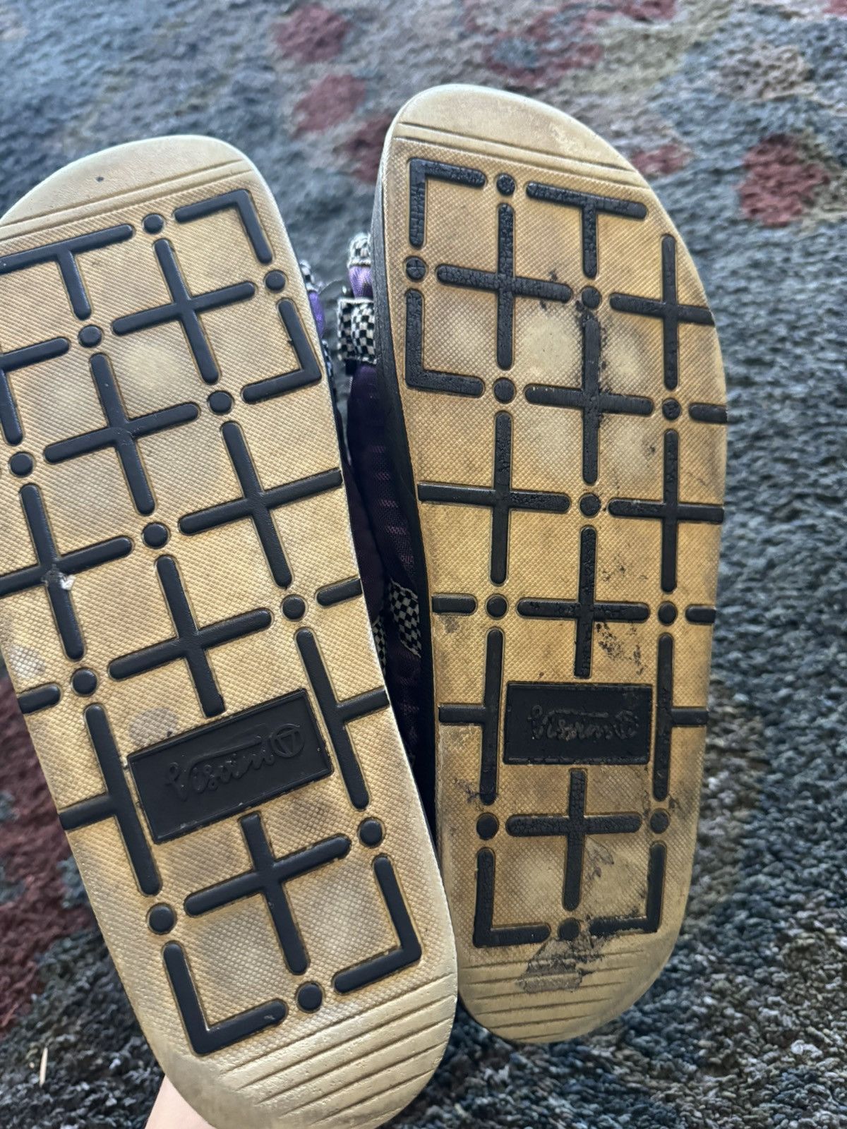 Visvim Visvim Christo Purple Checkerboard Sandals Size US 10 / EU 43 - 6 Thumbnail
