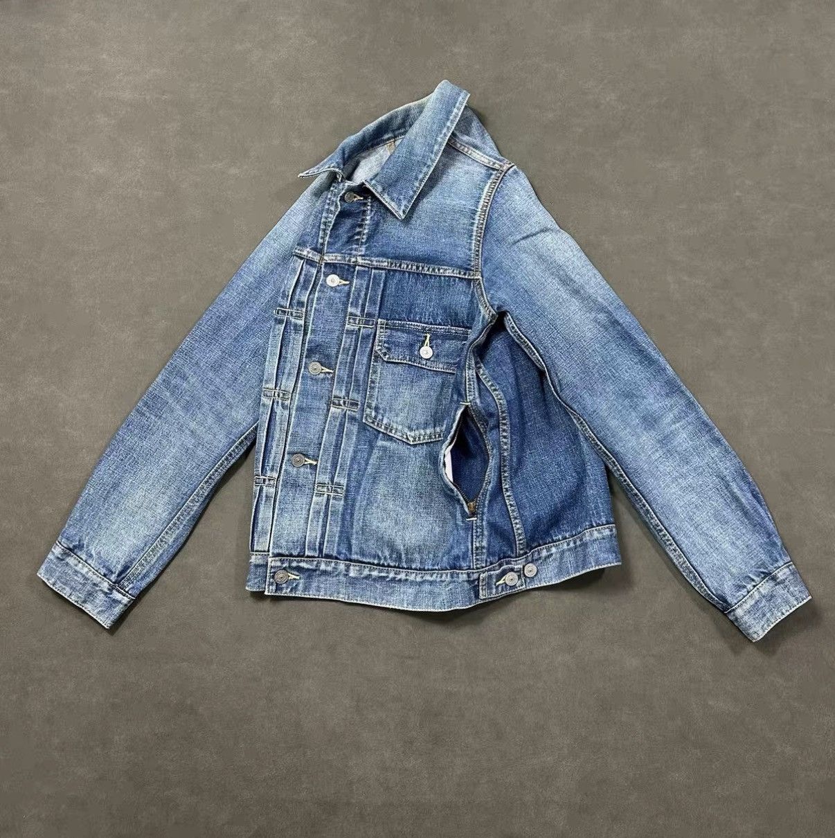 Visvim VISVIM SS 101 JKT DMGD Washed Denim Jacket J16 Size US S / EU 44-46 / 1 - 5 Thumbnail