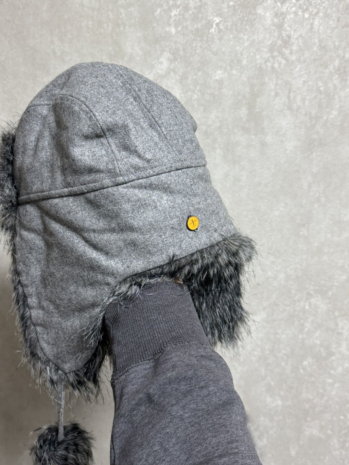 Japanese Brand Vintage Hype Trapper Fur Y2K Fluffy Hat Ushanka Faux USA Size ONE SIZE - 6 Thumbnail