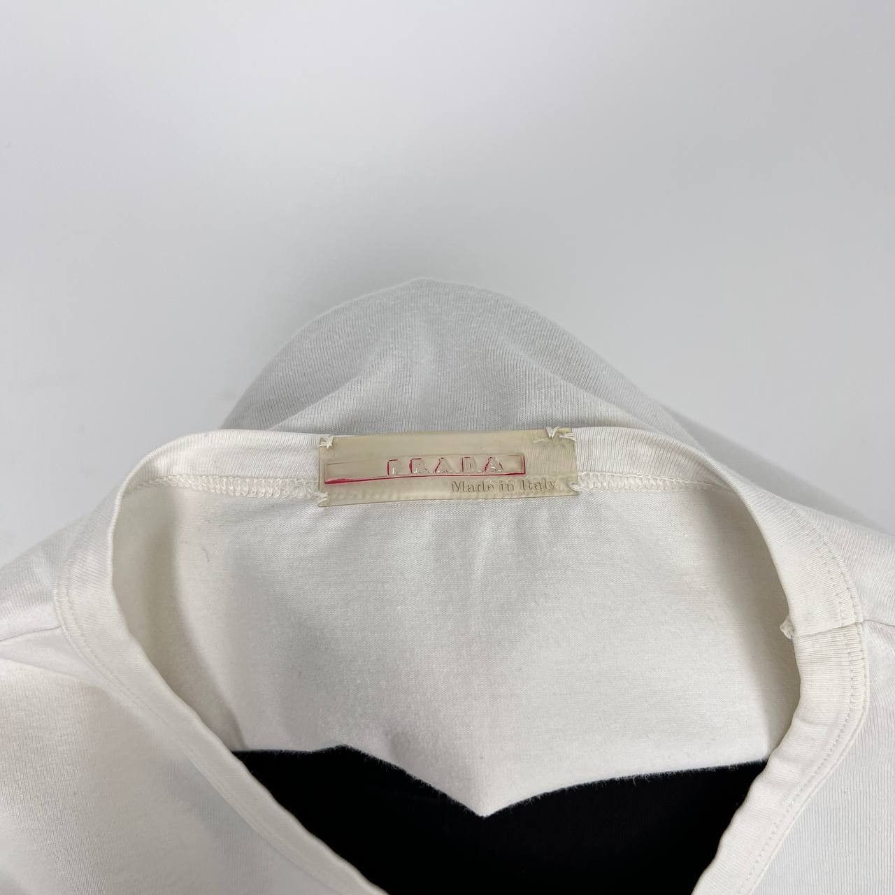 Prada PRADA Luna Rossa White Long Sleeve Red Tab Logo Sport Men's Size US L / EU 52-54 / 3 - 10 Thumbnail