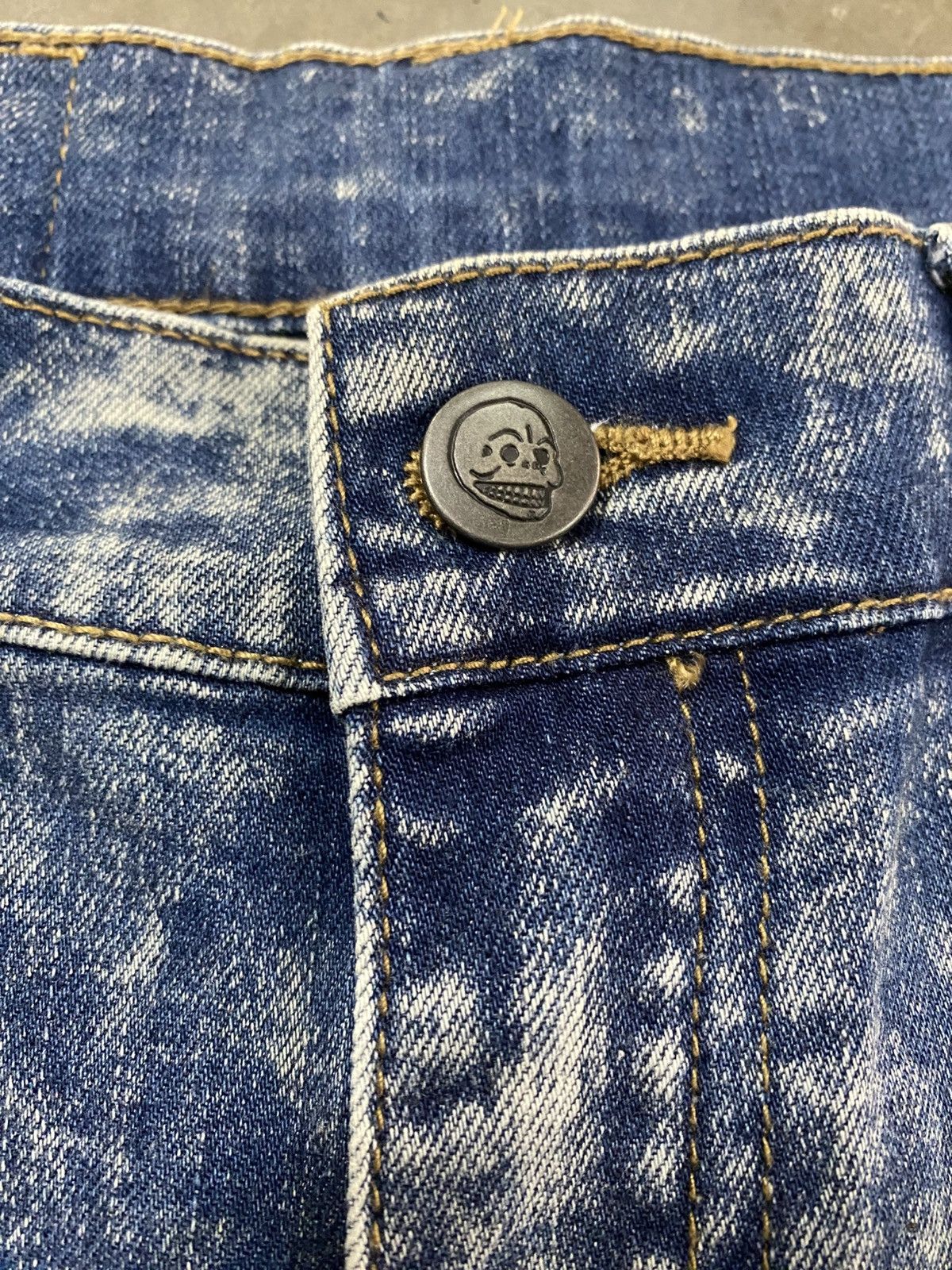 Cheap Monday × Japanese Brand Vintage Cheap Monday Acid Washed Skinny Denim @201 Size US 30 / EU 46 - 4 Thumbnail