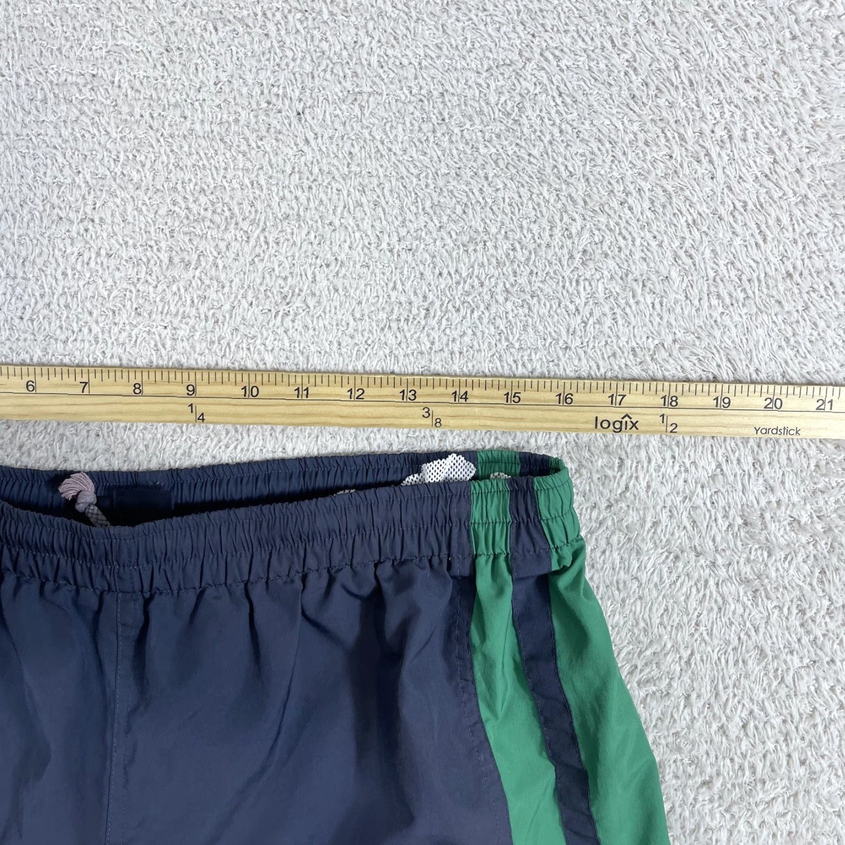 Paul & Shark VINTAGE Paul & Shark Yacht Club Swim Trunks Mens XL Blue Green Italy 4" Inseam Preppy Size US 36 / EU 52 - 7 Thumbnail