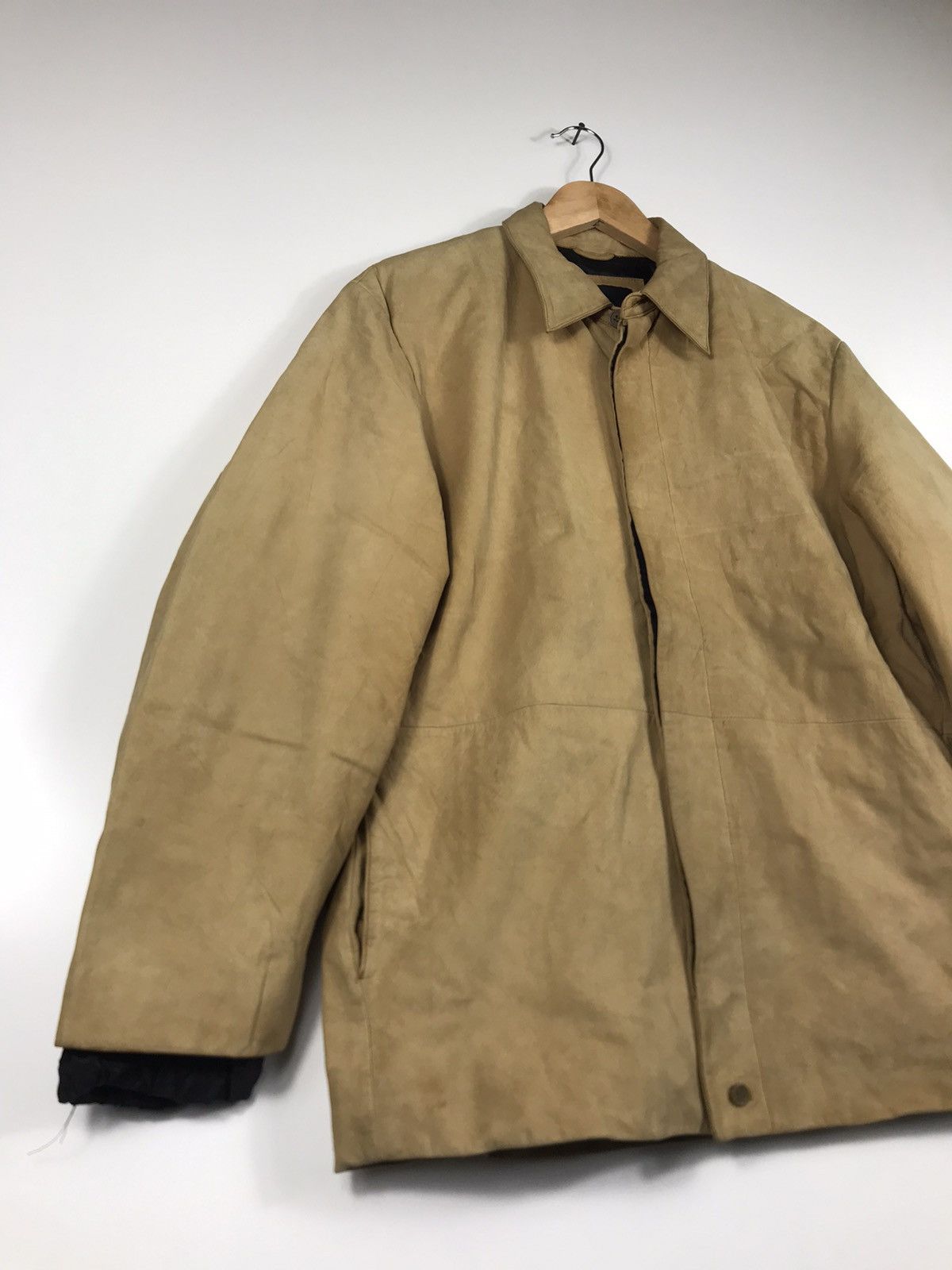 Japanese Brand × Vintage ⚡️Vintage D’Urban Leather Button Shirt Jacket Size US L / EU 52-54 / 3 - 2 Thumbnail
