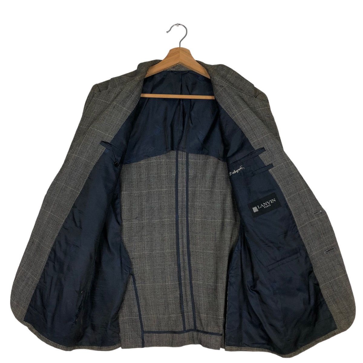 Japanese Brand 🔥Vintage Lanvin Paris Double Breast Coats Jacket Size US M / EU 48-50 / 2 - 11 Thumbnail
