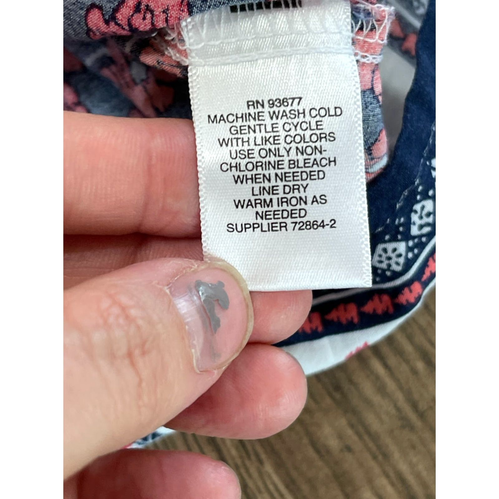 Liz Claiborne Liz Claiborne Shirt Women's XL Floral Tie Collar Pink White Blue Sleeveless Casual Modern Basic T-Shirt Size XL / US 12-14 / IT 48-50 - 7 Thumbnail