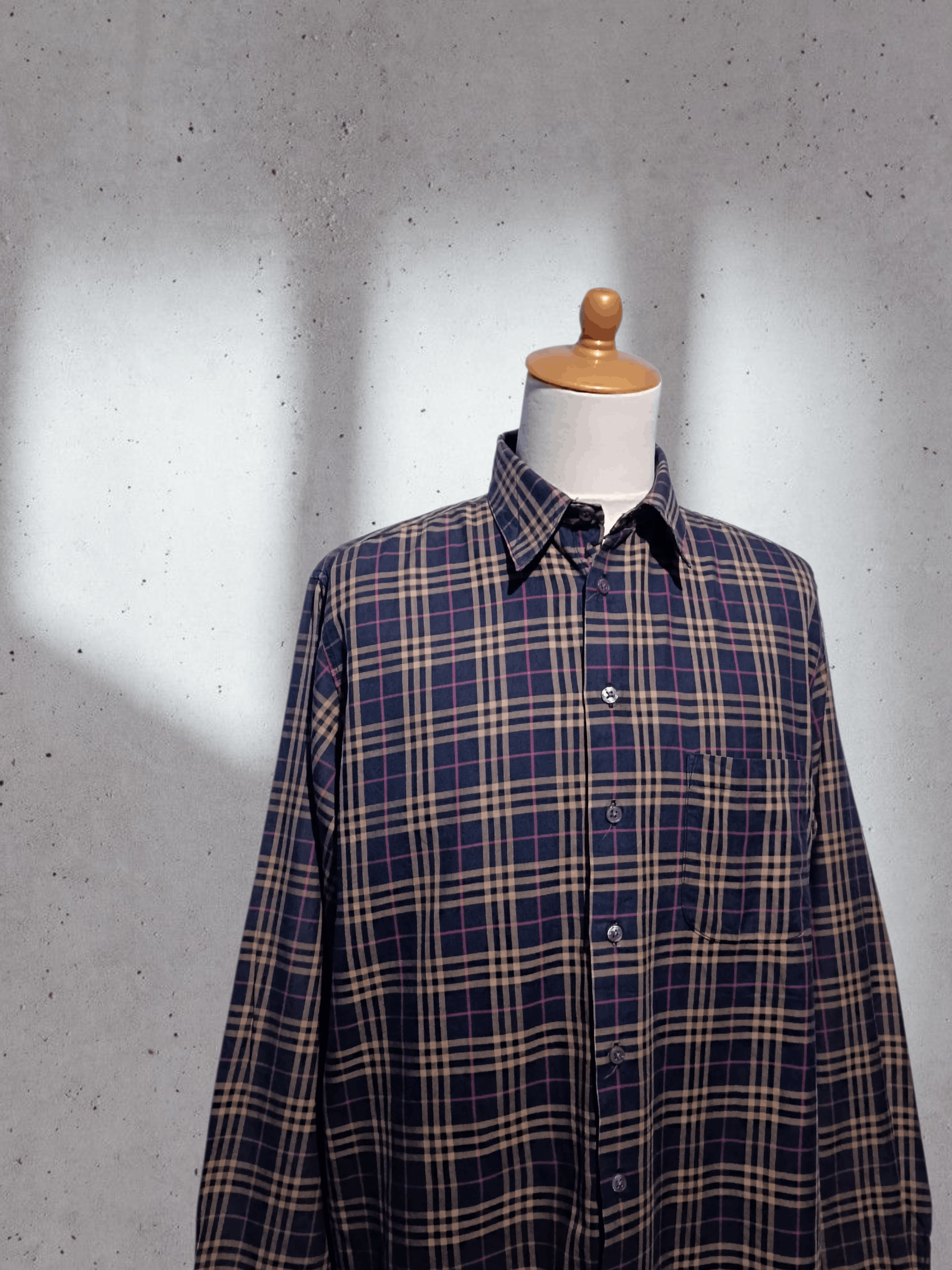 Burberry Burberry Long Sleeve Shirt Size US L / EU 52-54 / 3 - 2 Thumbnail