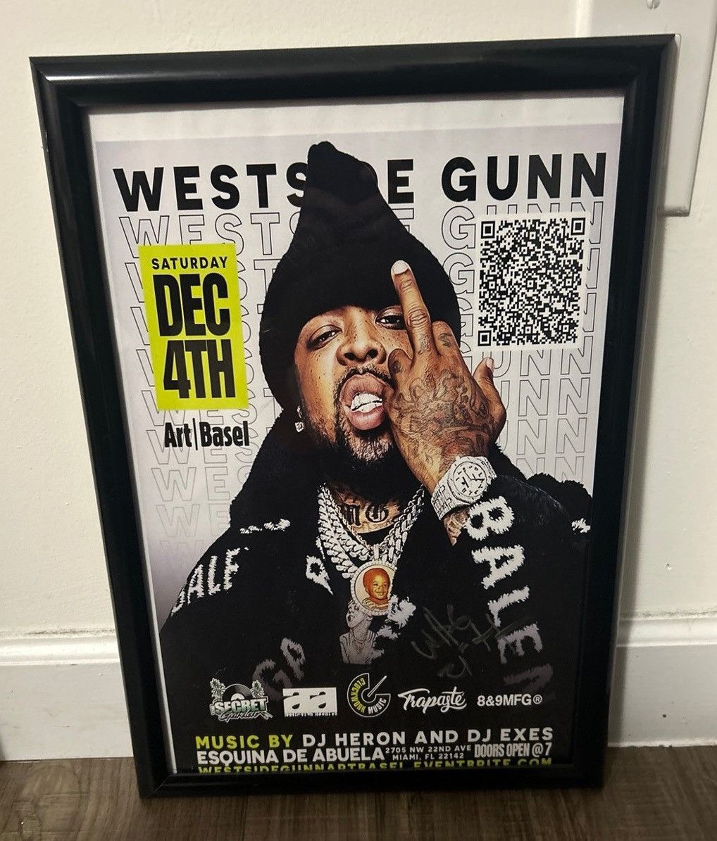 Other Westside gunn signed poster from art basel miami Size ONE SIZE - 1 Thumbnail