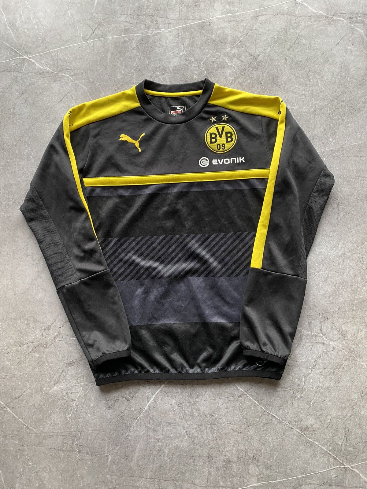 Puma Puma BVB Borussia Dortmund Soccer Training Top Sweatshirt Size US XS / EU 42 / 0 - 2 Thumbnail