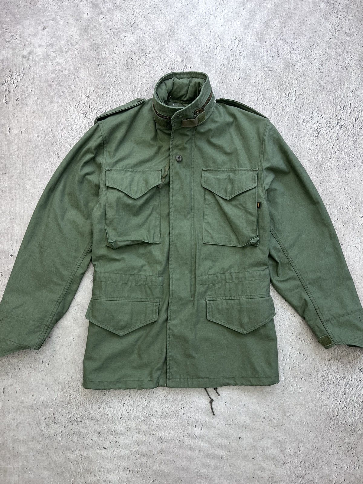 Alpha Industries × Vintage !!OFFER!! Vintage M65 Jacket Cold Weather Men Field Size US S / EU 44-46 / 1 - 1 Thumbnail