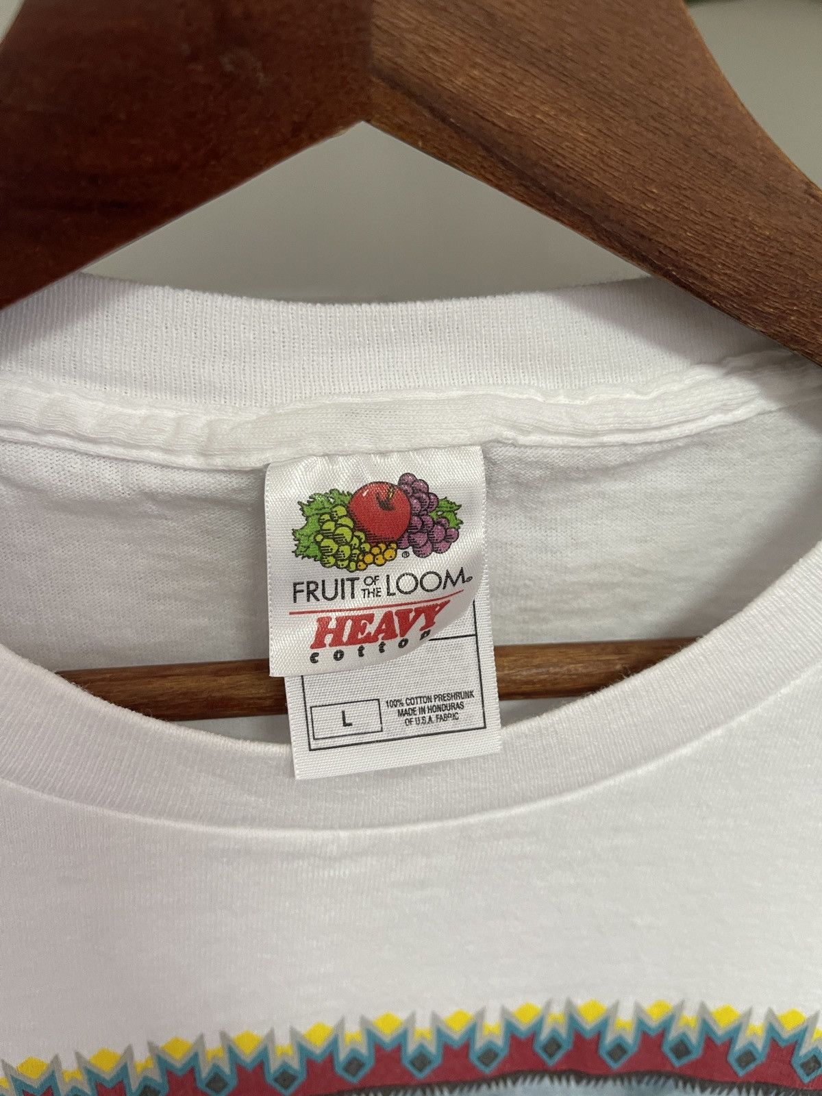 Vintage Vintage 90s Running Strong for America Indian Youth Tee Size US L / EU 52-54 / 3 - 6 Thumbnail