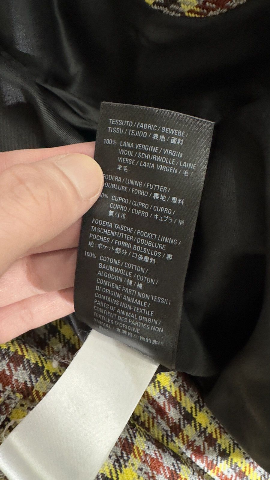 Balenciaga Oversized tartan tweed double breasted coat Size US M / EU 48-50 / 2 - 9 Thumbnail