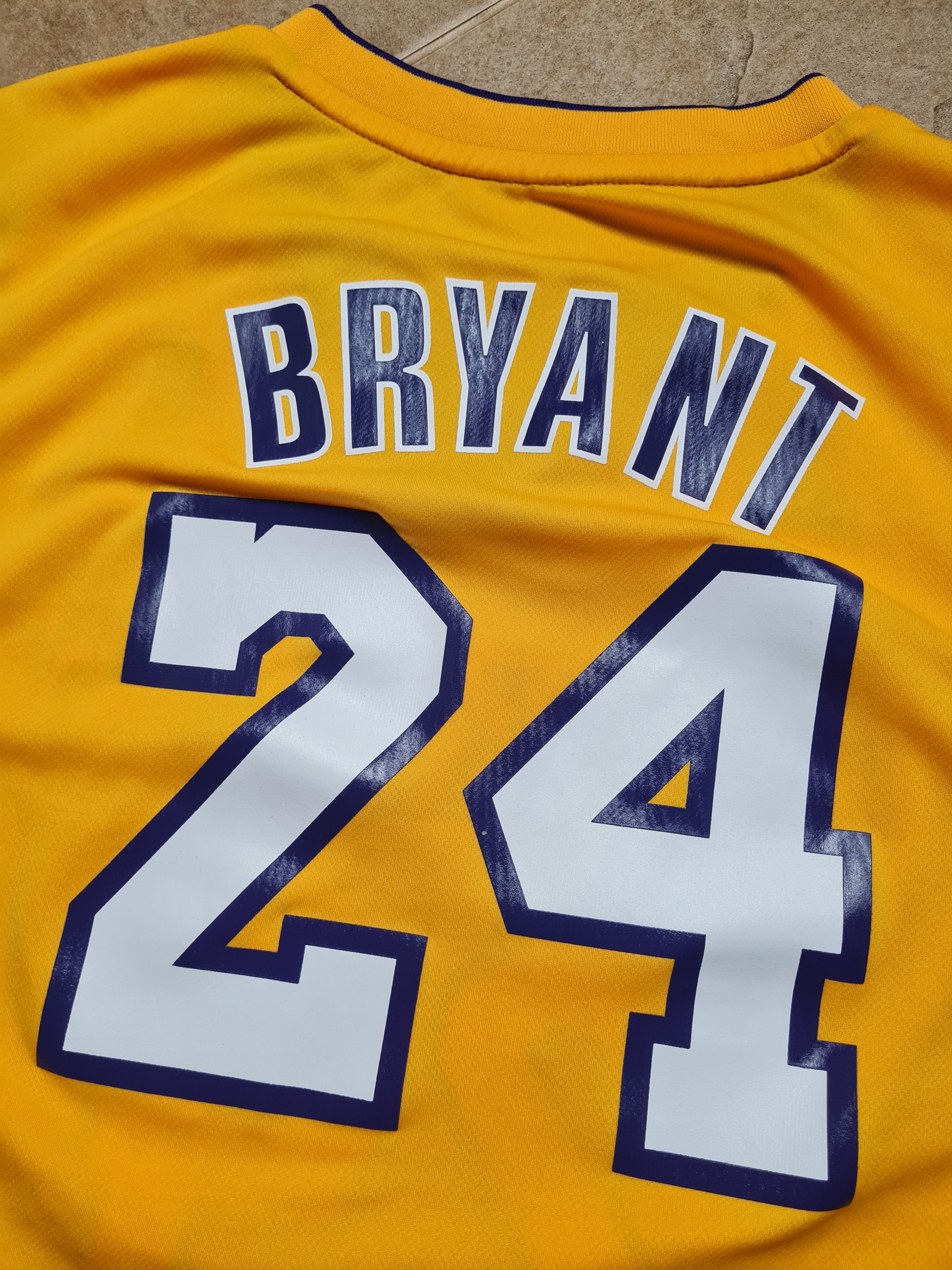 Adidas Adidas NBA Lakers #24 Bryant 2013 Yellow Men’s Shirts Size M Size US M / EU 48-50 / 2 - 10 Thumbnail