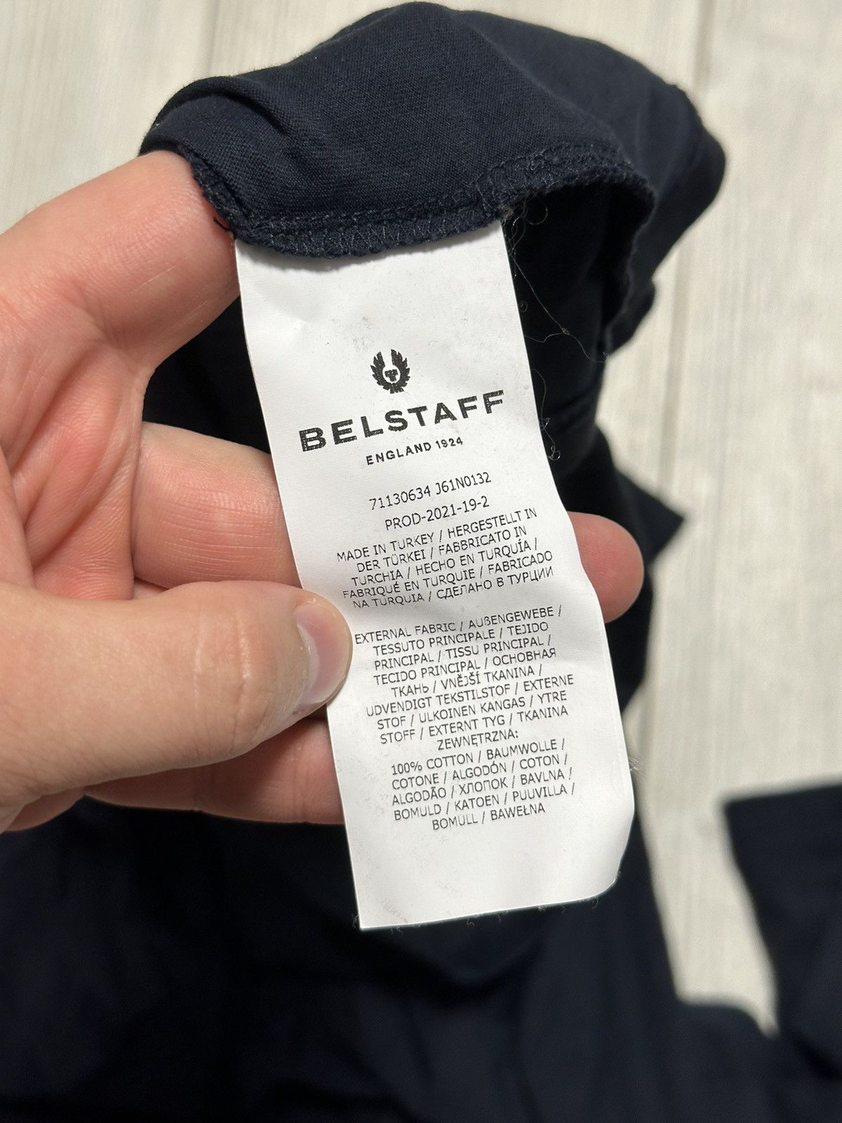 Belstaff Belstaff Logo Long Sleeve T-Shirt Size US M / EU 48-50 / 2 - 6 Thumbnail