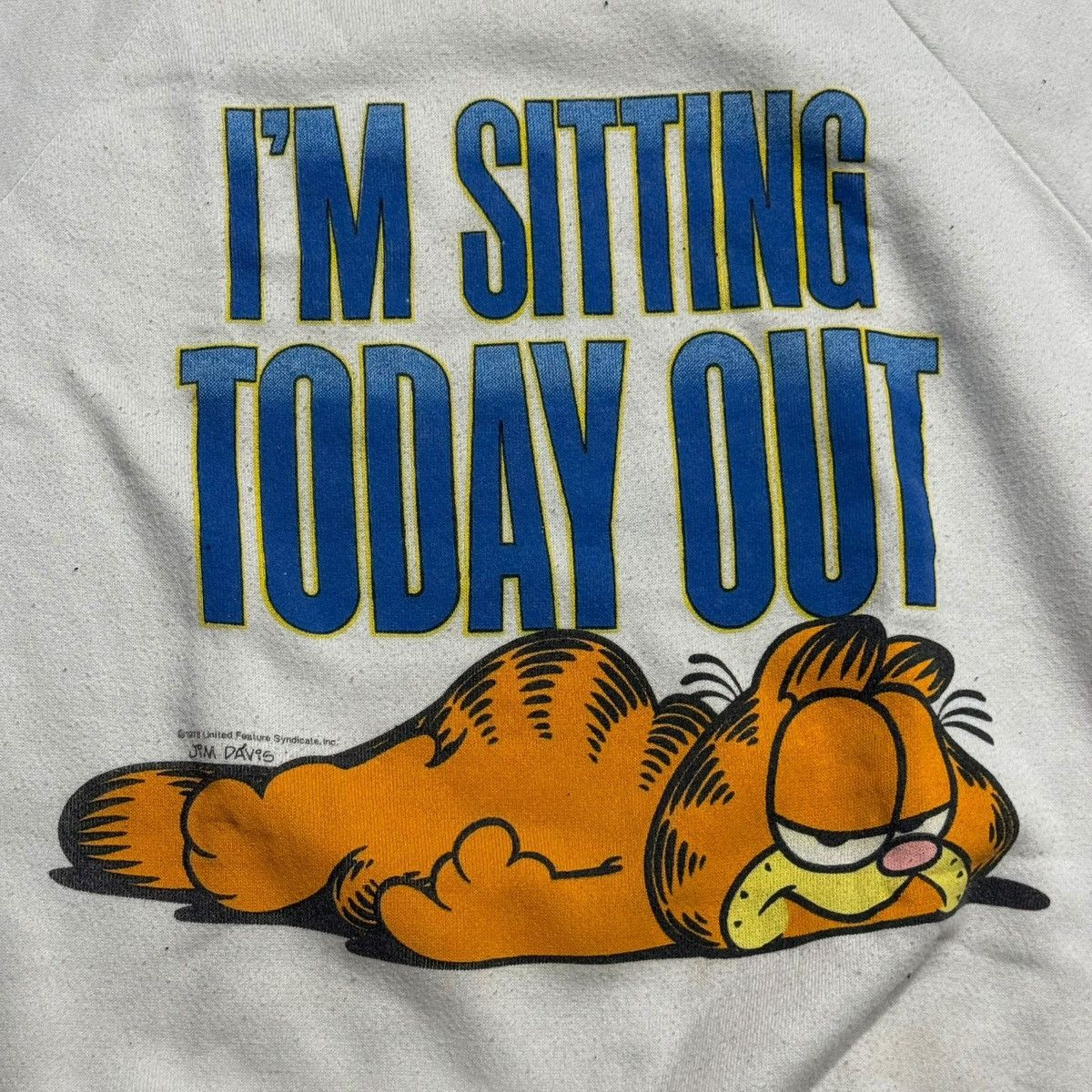 Vintage Vintage Garfield Crewneck Size US L / EU 52-54 / 3 - 4 Thumbnail