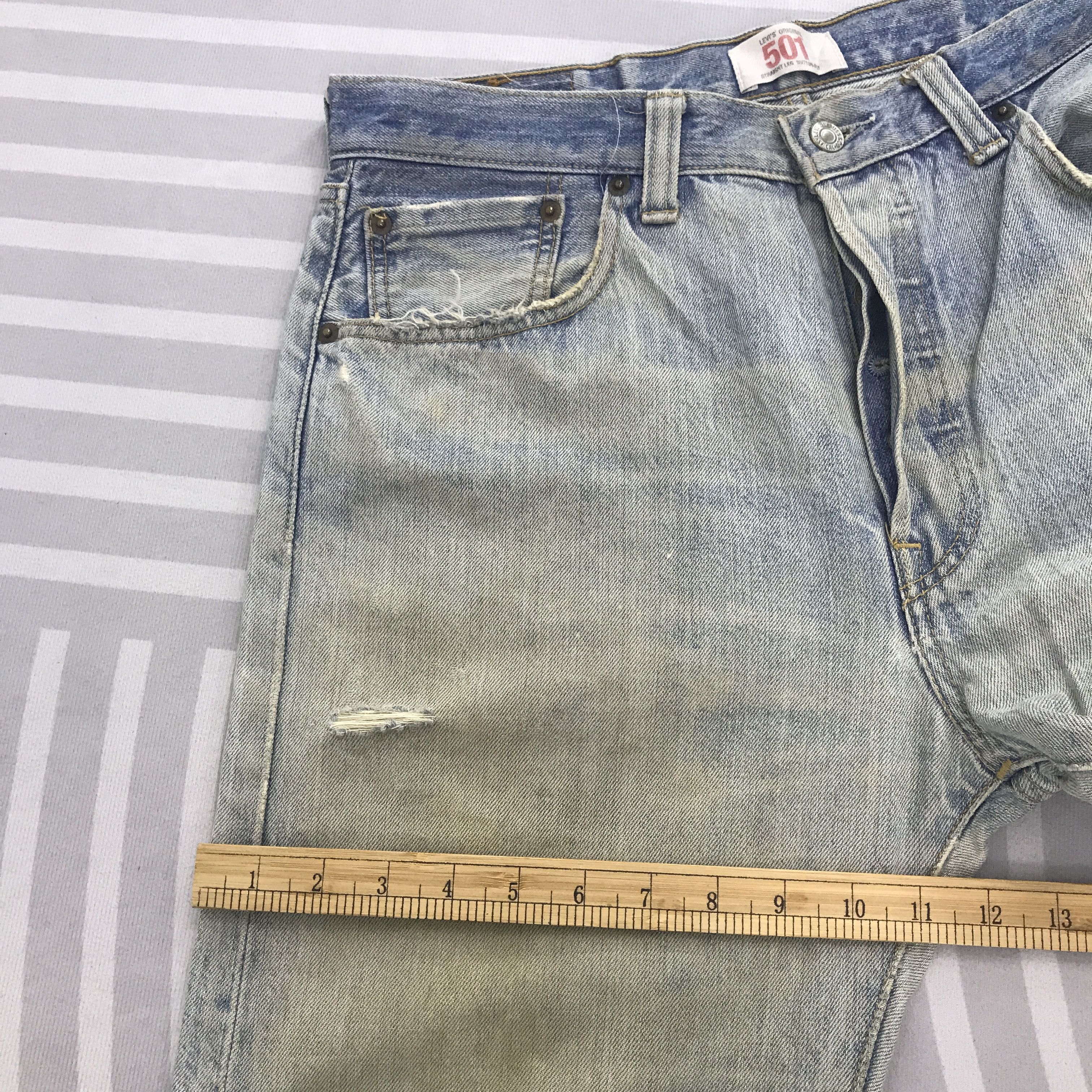 Levi's Vintage Levi's 501 Distressed rusty style Denim jeans Size US 32 / EU 48 - 10 Thumbnail