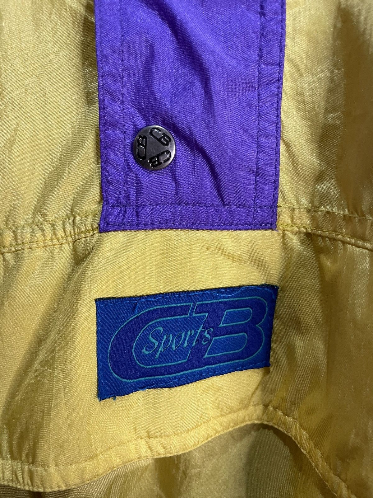 Vintage Vintage 90s CB Sports multicolour windbreaker jacket Size US M / EU 48-50 / 2 - 3 Thumbnail