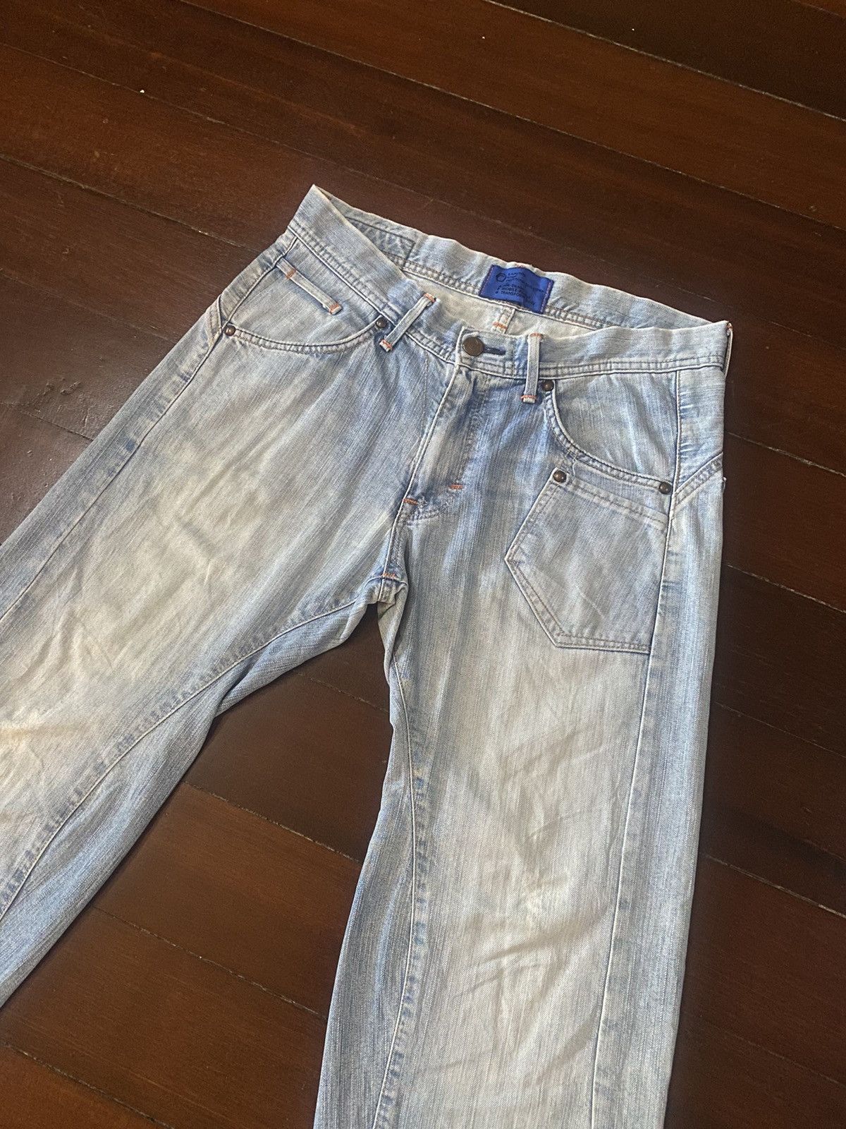 Edwin × If Six Was Nine × JNCO Wide Leg Jeans Edwin E Function Loose nice faded Y2k Size US 35 - 5 Thumbnail