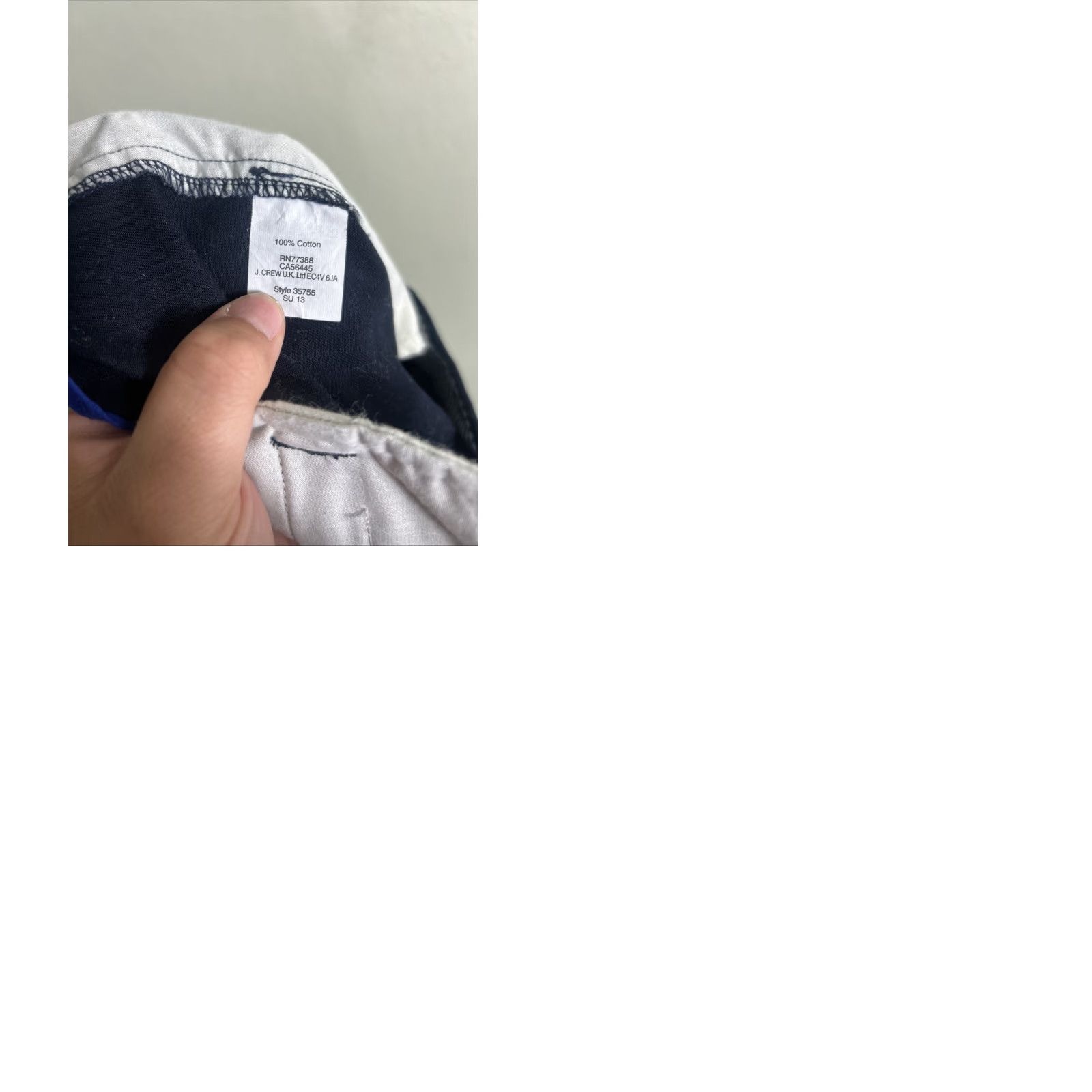J.Crew J.CREW Chino Shorts Women’s 10 Navy Blue 32x9 Size 32" / US 10 / IT 46 - 9 Thumbnail