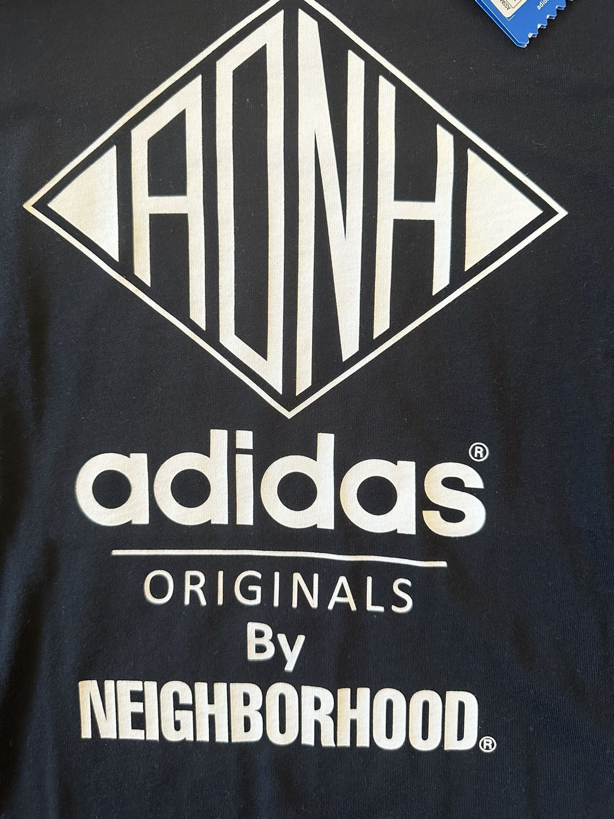 Adidas × Neighborhood NEIGHBORHOOD X ADIDAS ORIGINALS BLACK DIAMOND LOGO T-SHIRT Size US M / EU 48-50 / 2 - 2 Thumbnail