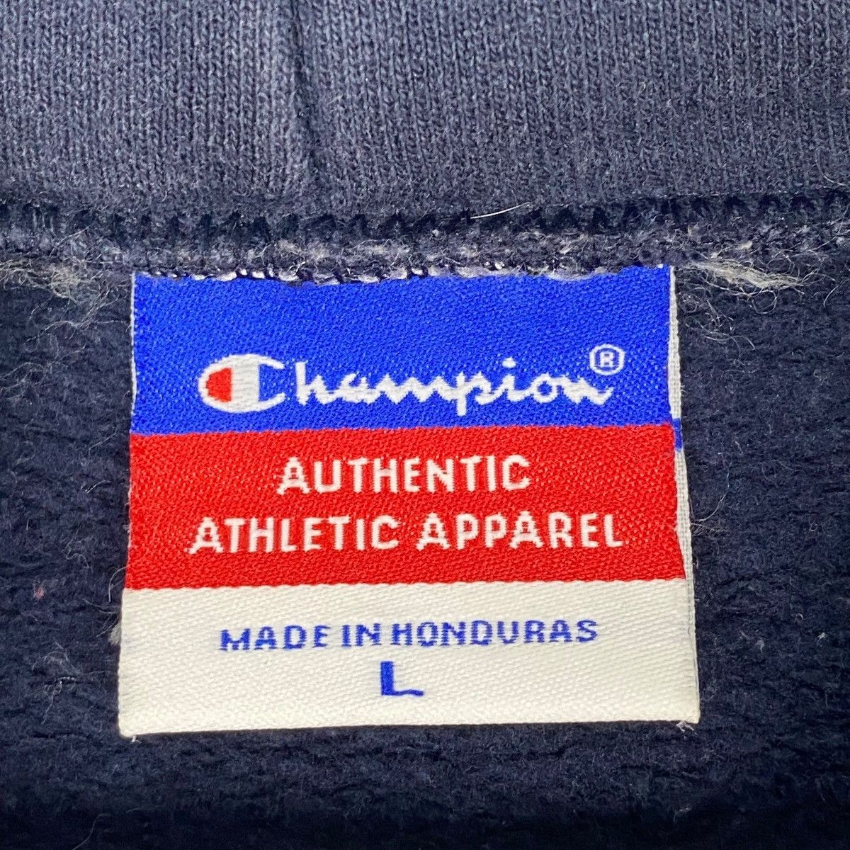 Other Vintage Champion Stonewashed Hoodie Sweater Blue Big Logo Size US L / EU 52-54 / 3 - 6 Thumbnail
