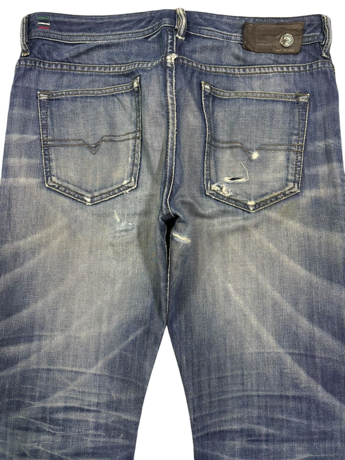Diesel Vintage Y2K Diesel Industry 3D Buster Slim Clawmark Jeans Size US 34 / EU 50 - 10 Thumbnail