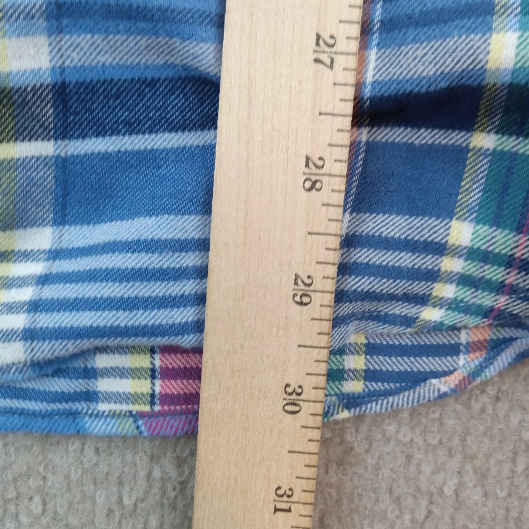 Ralph Lauren Ralph Lauren Shirt Mens 2XL Slim Fit Plaid Button-Up Casual Colorful Blue Purple Cotton Polyester Flannel Regular Size 2XL Mens Size US XXL / EU 58 / 5 - 3 Thumbnail