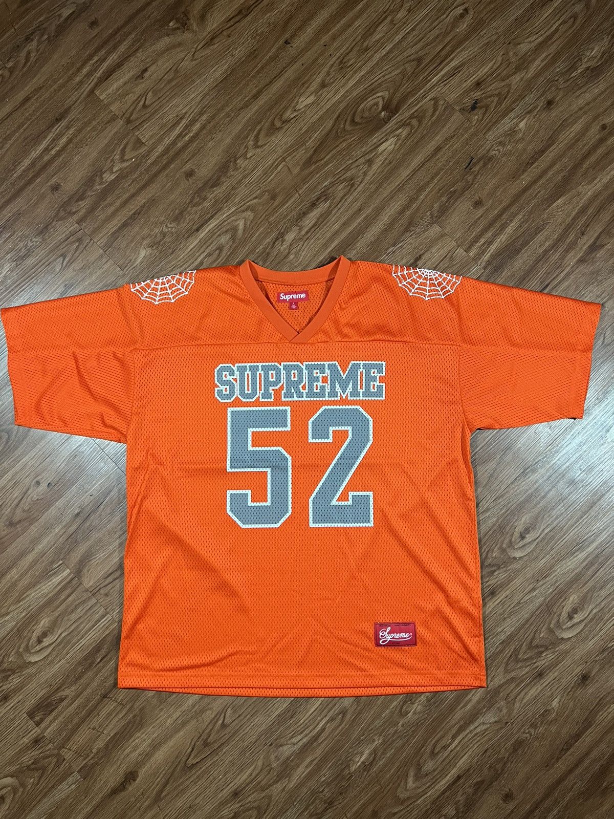 Supreme Supreme Spiderweb Football Jersey | Grailed