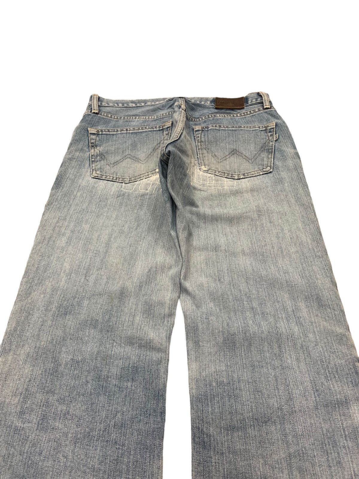Edwin Edwin Distressed Reconstructed Sashiko Denim Pants (AC15) Size US 30 / EU 46 - 11 Thumbnail