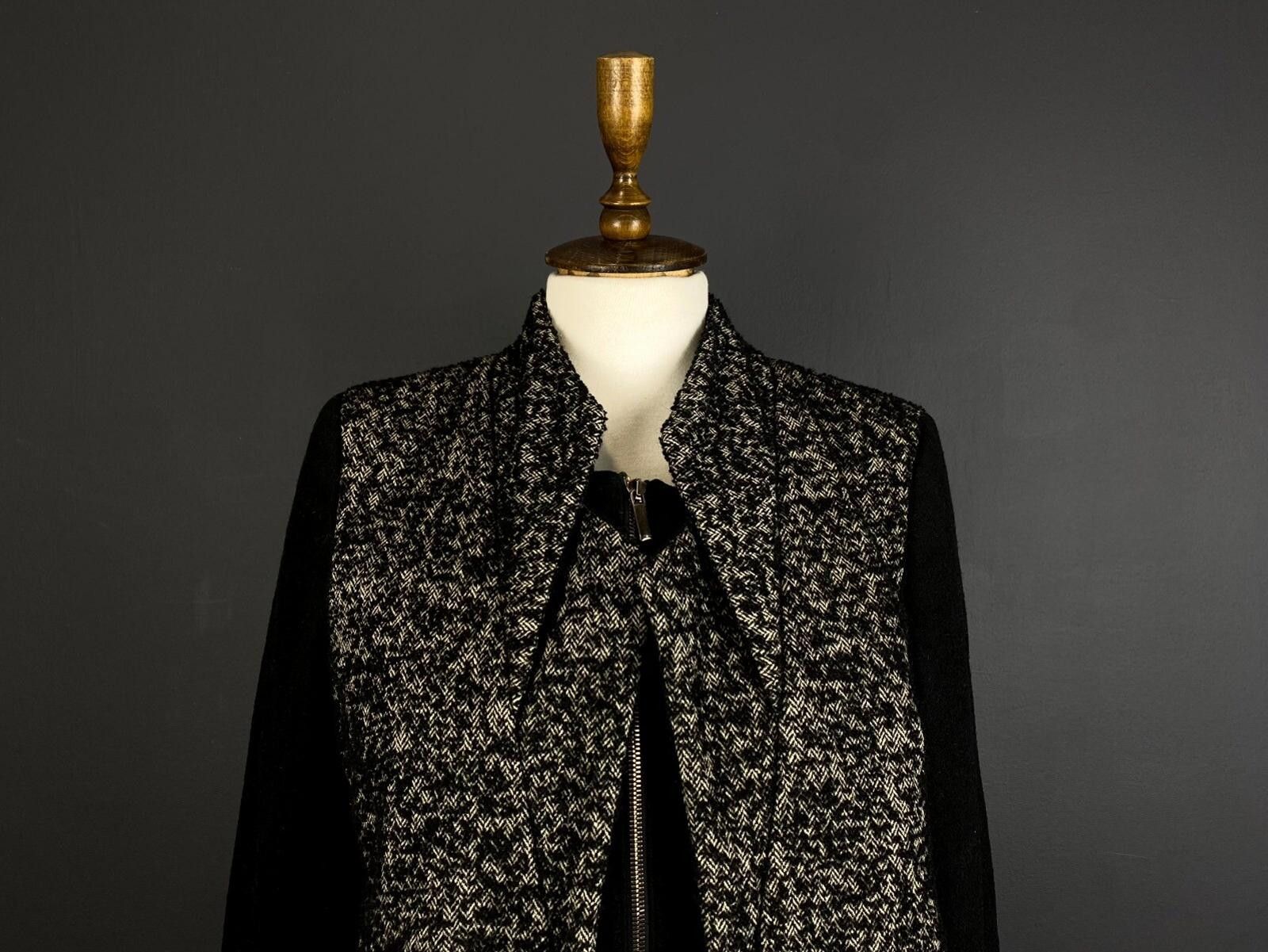 Designer Cop Copine Tandem Manteau Desiner Wool Coat Jacket Size L Size L / US 10 / IT 46 - 2 Thumbnail