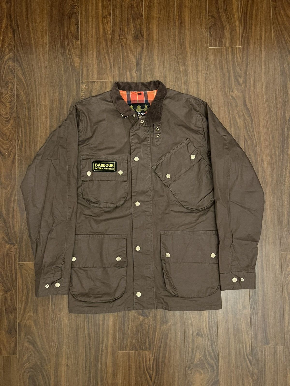 Barbour Barbour International A7 Waxed Motorcycle Jacket Size US M / EU 48-50 / 2 - 1 Thumbnail