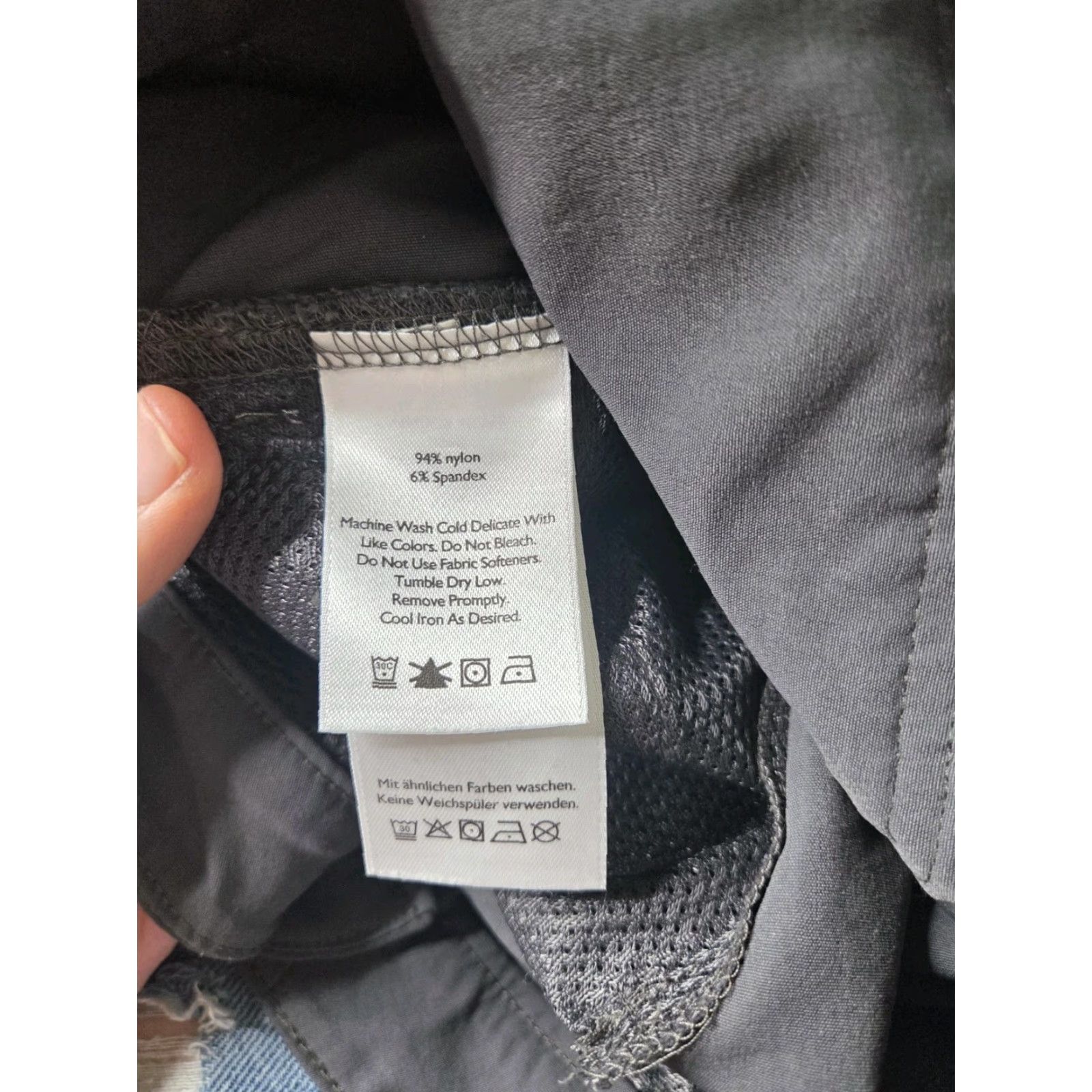 Eddie Bauer Eddie Bauer Womens Gray Nylon Utility Pants Size 10 Straight Leg Regular Inseam 31 Size 32" / US 10 / IT 46 - 4 Thumbnail