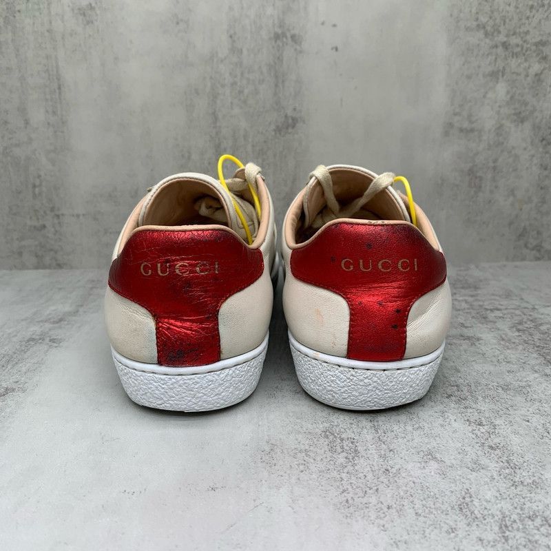 Gucci Gucci ACE Embroidered Lace-Up Fashion Sneakers - Size US 5 / IT 35 - 3 Thumbnail